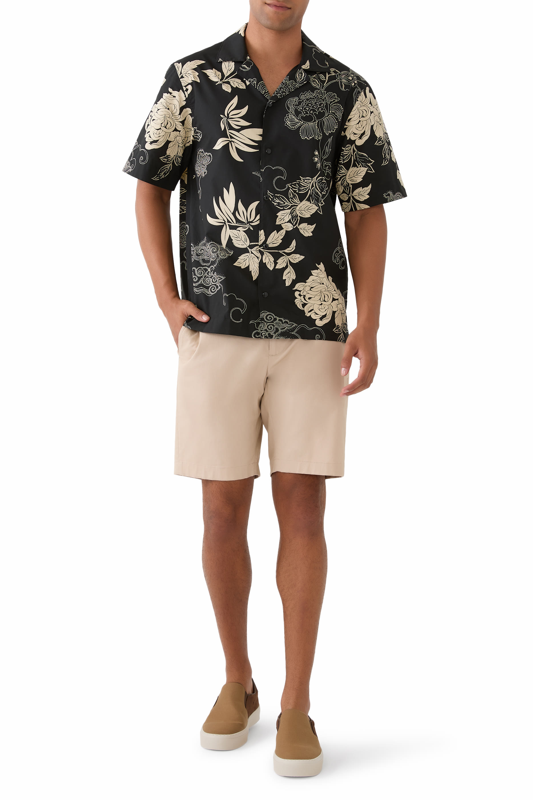 Floral Print Cotton Shirt