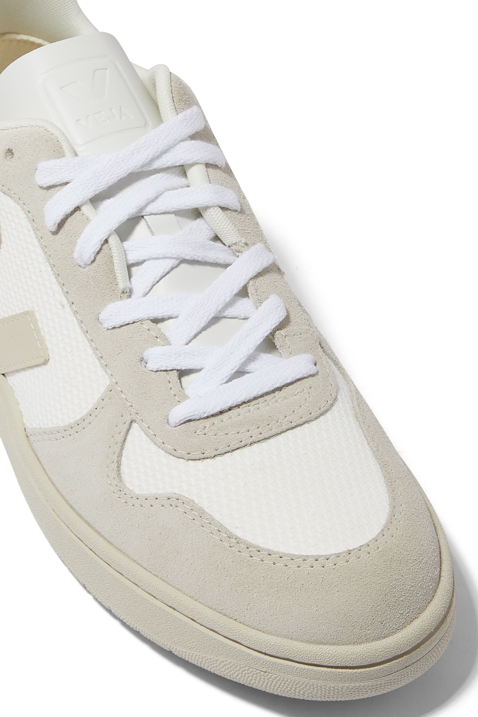 V-10  Mesh & Suede Low-Top Sneakers