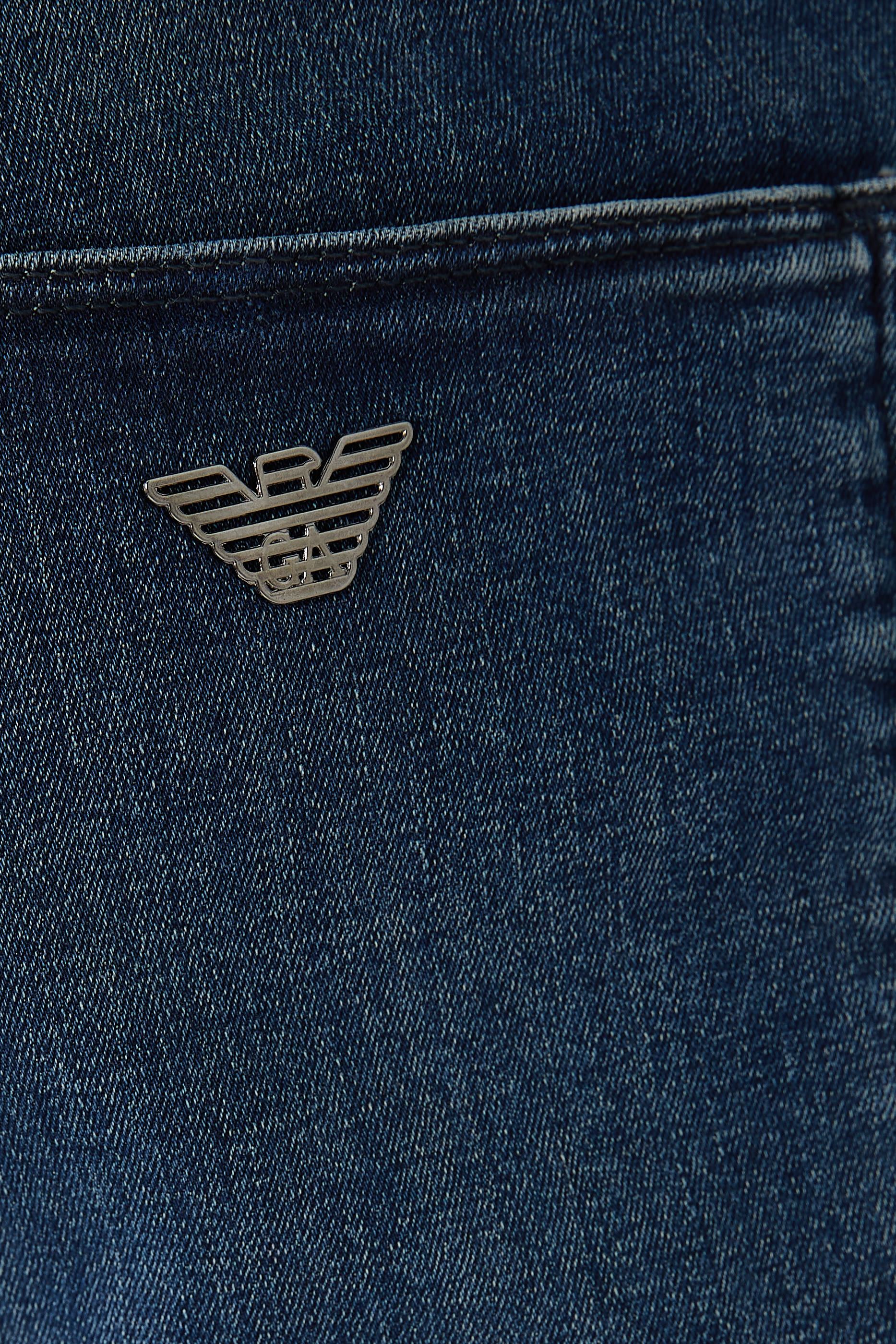 Cotton Denim Slim Fit Jeans