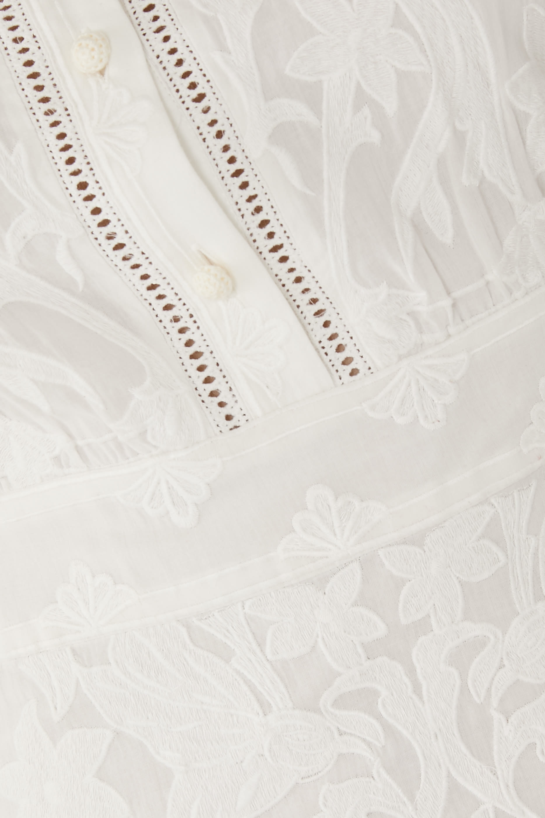 Loryn Embroidered Shirt Dress