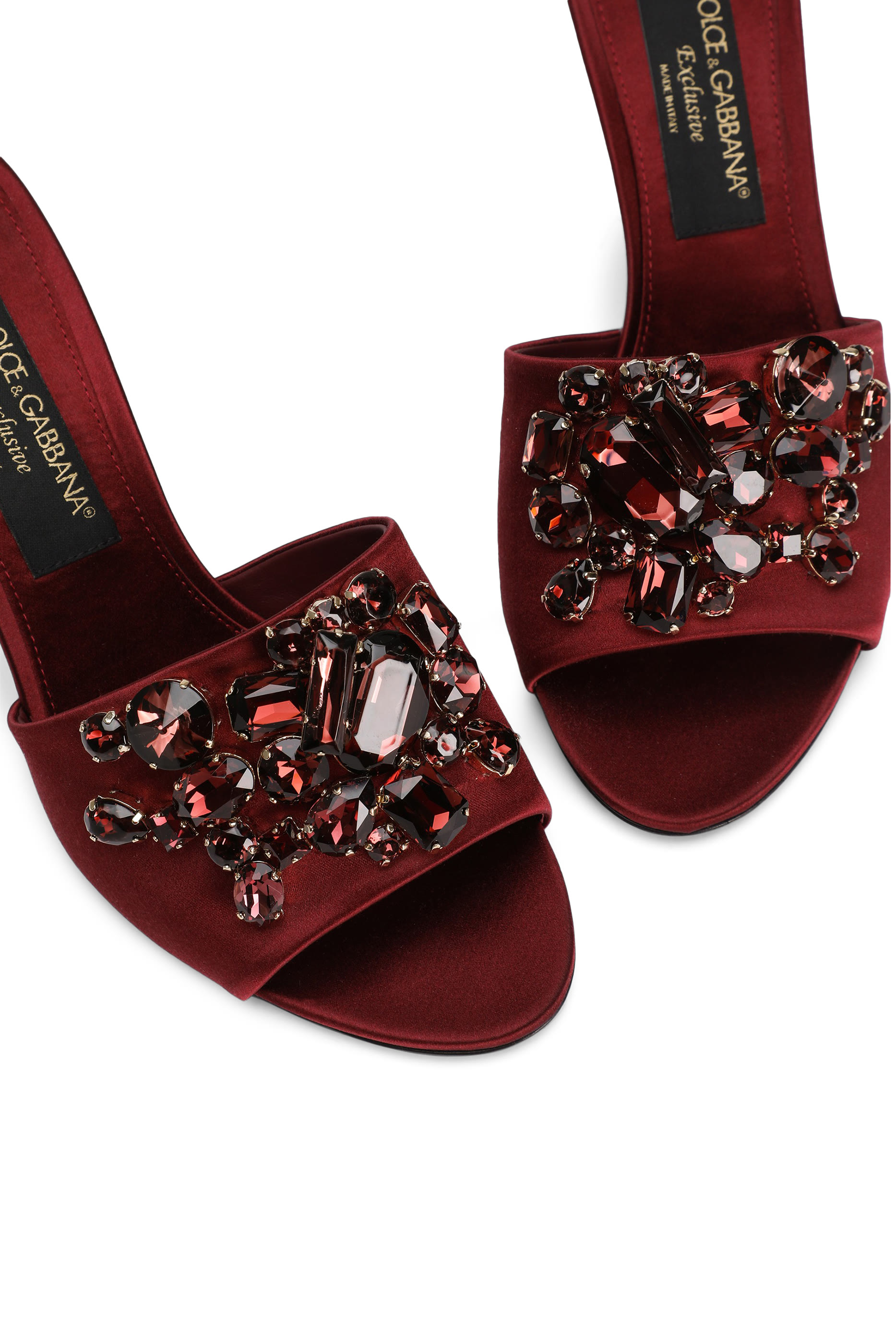 Gemstone Embellished Mules
