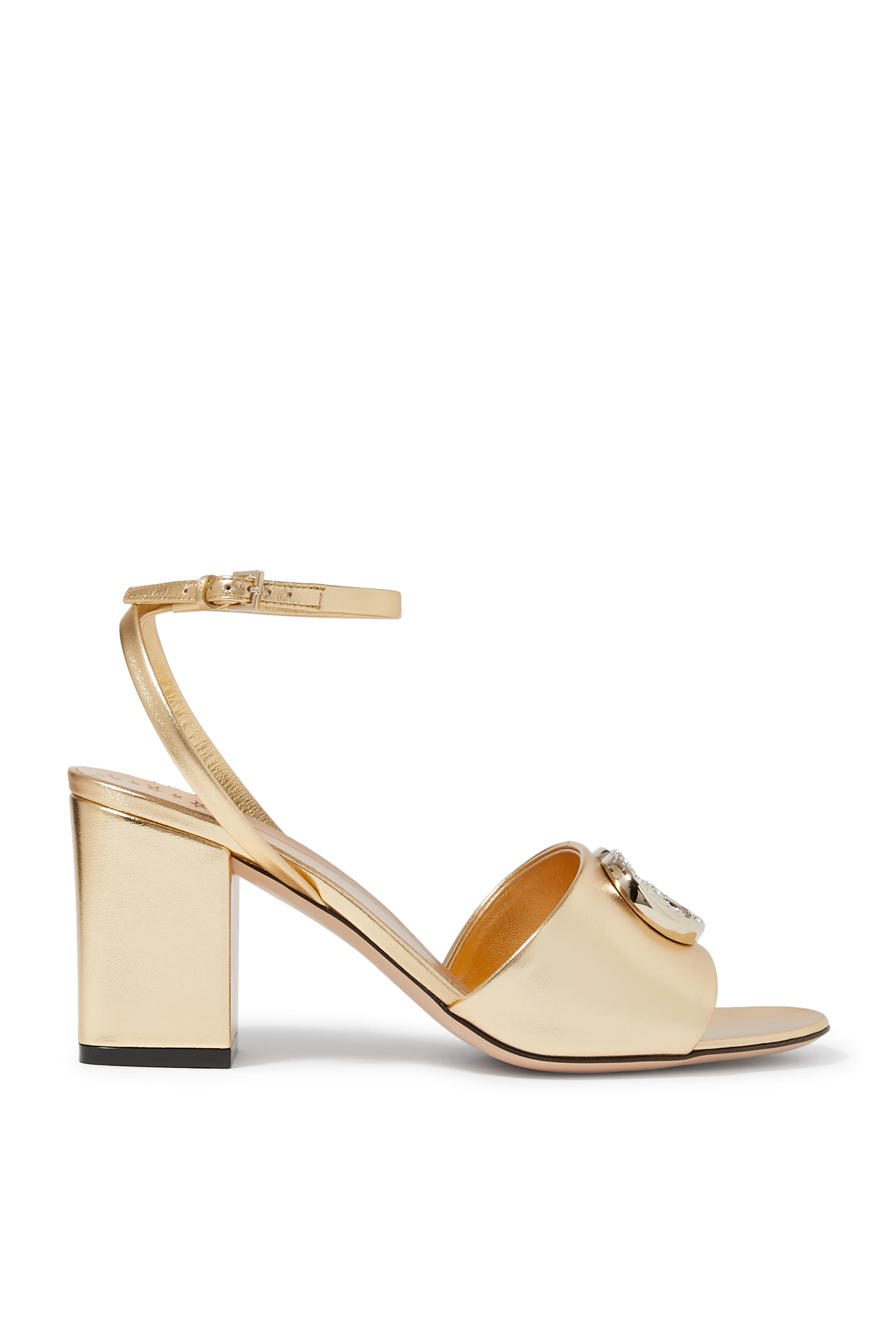 GG Crystal Sandals 75