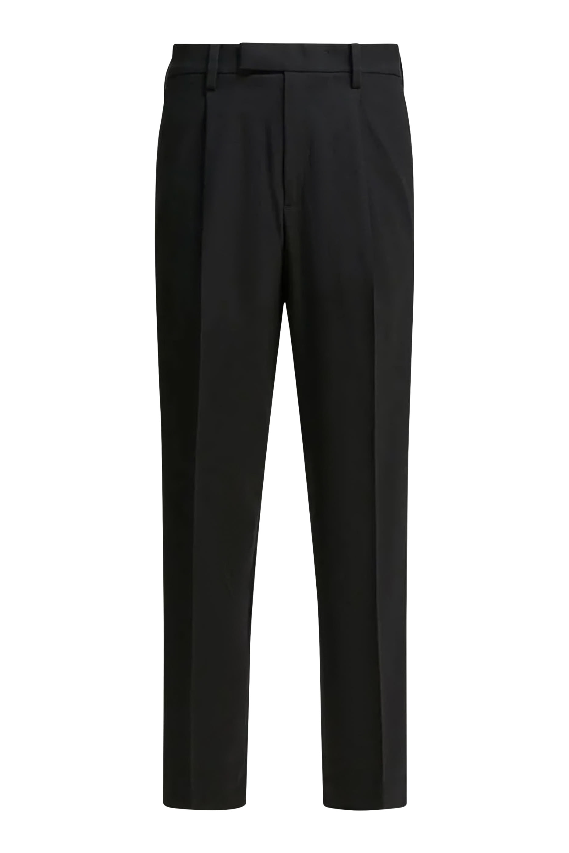  Louie Relaxed Stretch-Cotton Double-Pleated Trousers