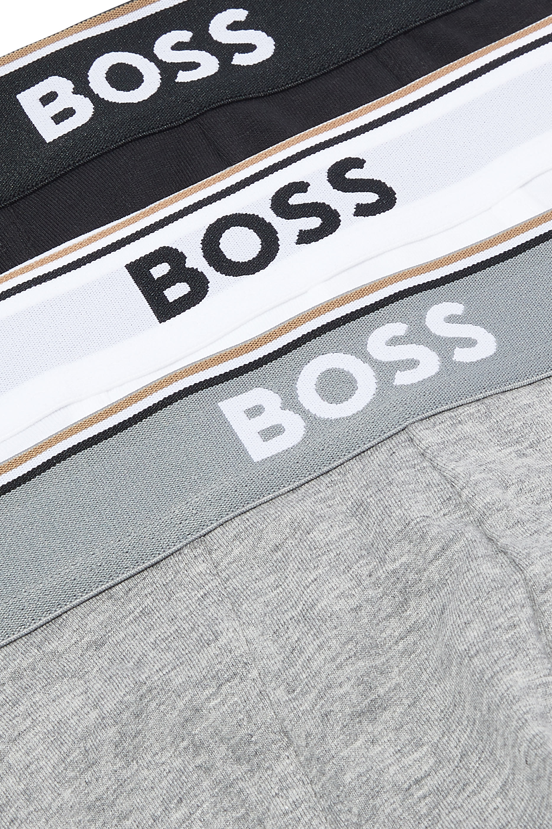 Logo Cotton Boxer Briefs, Set of 3