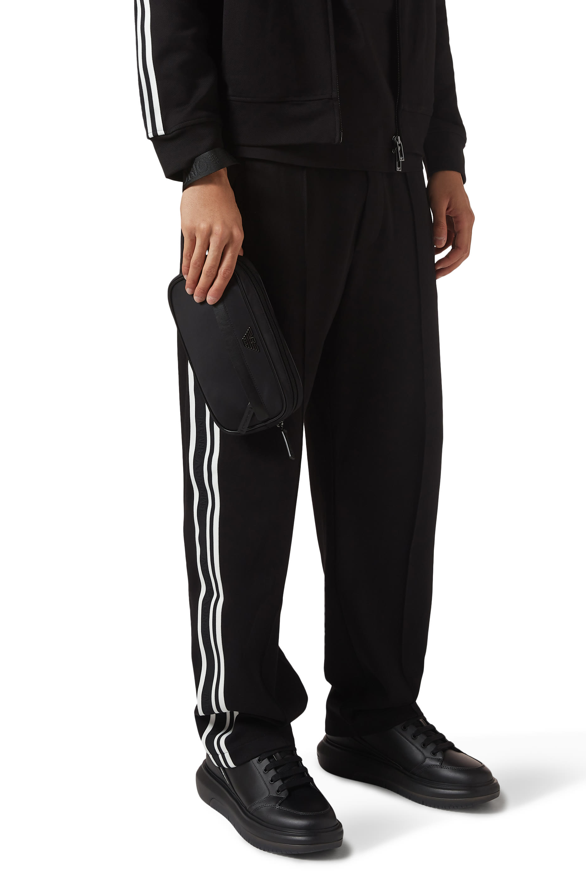 Metal Eagle Logo Nylon Beauty Case