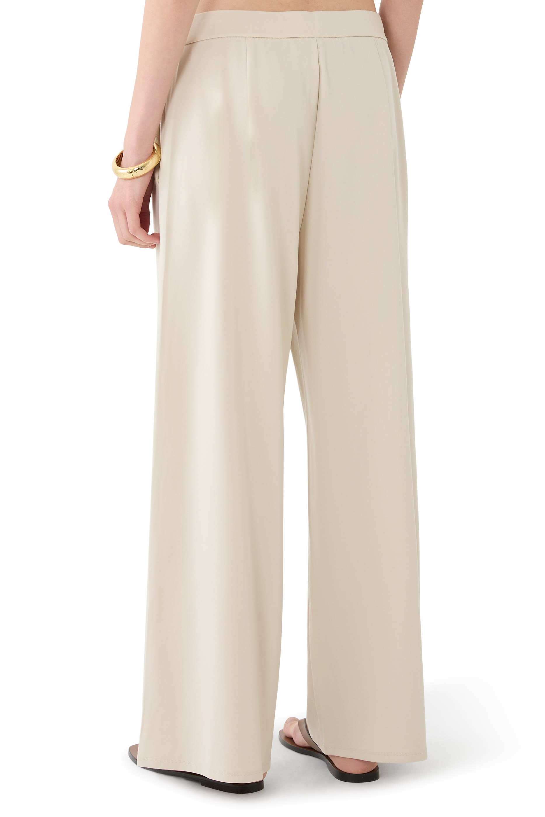  Lightweight Ponte Wide-Leg Pants