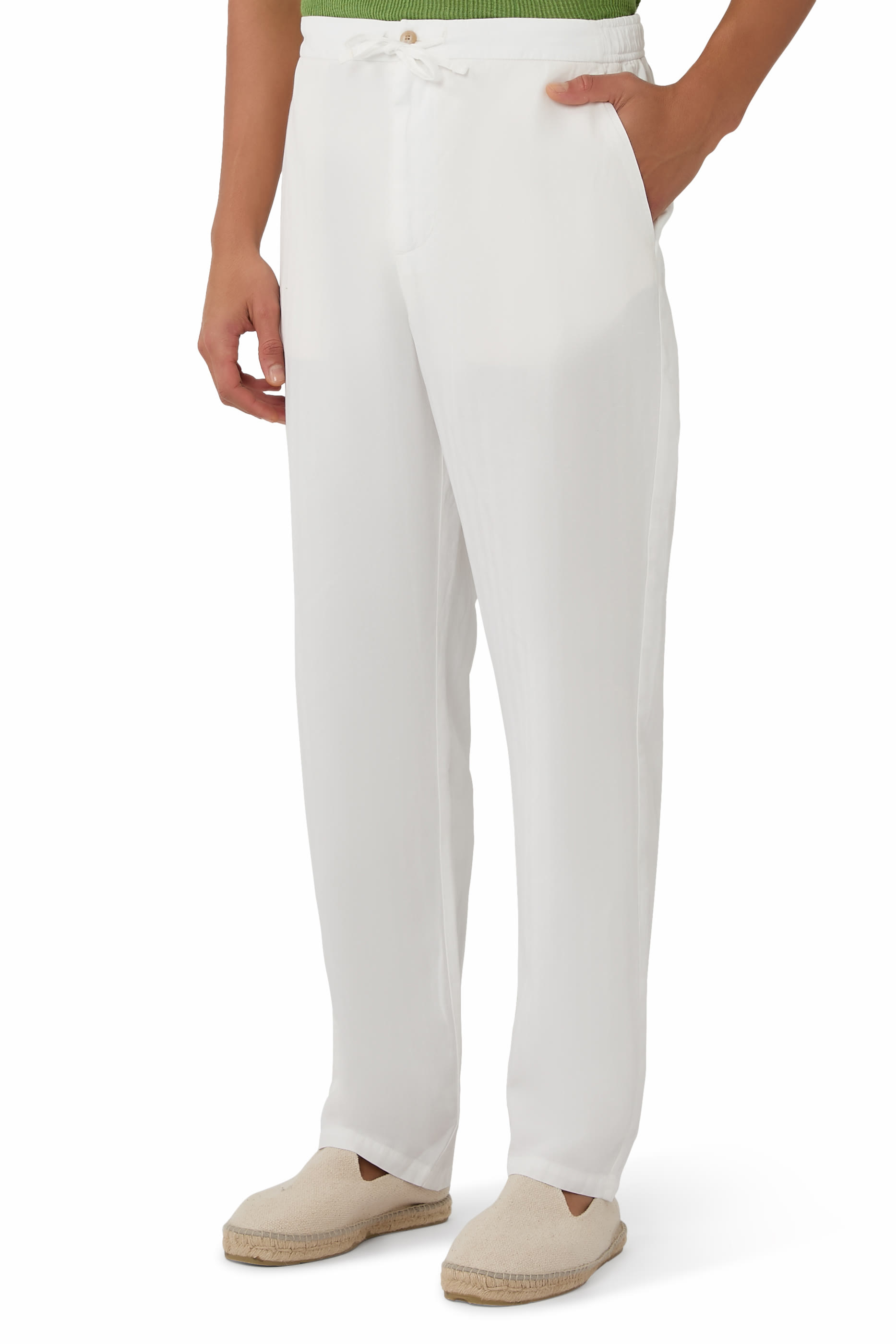 Mendes Linen-Blend Trousers