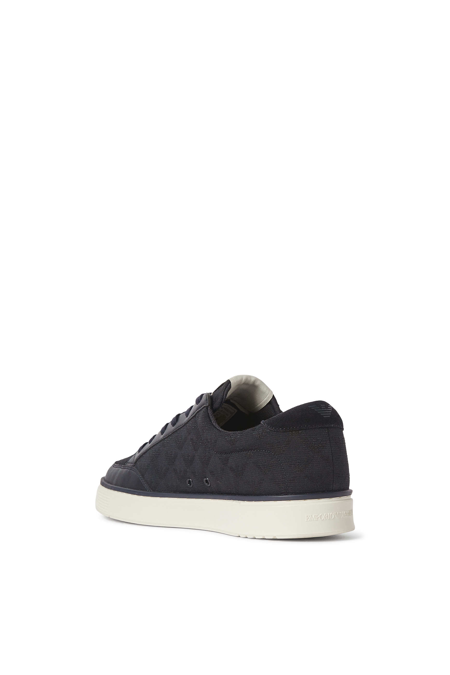 Eagle Logo Suede Sneakers