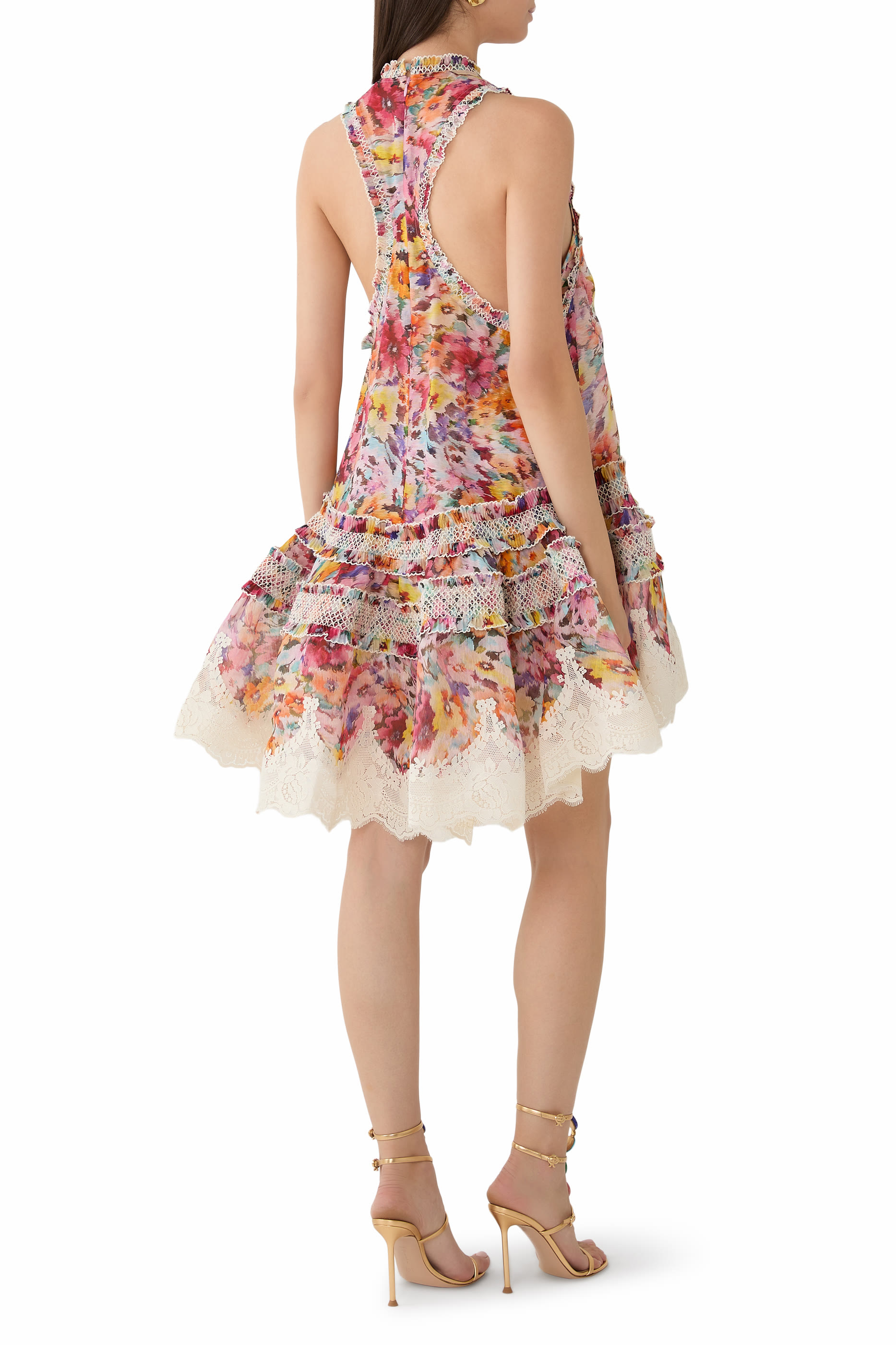 Luna Shirred Lantern Dress