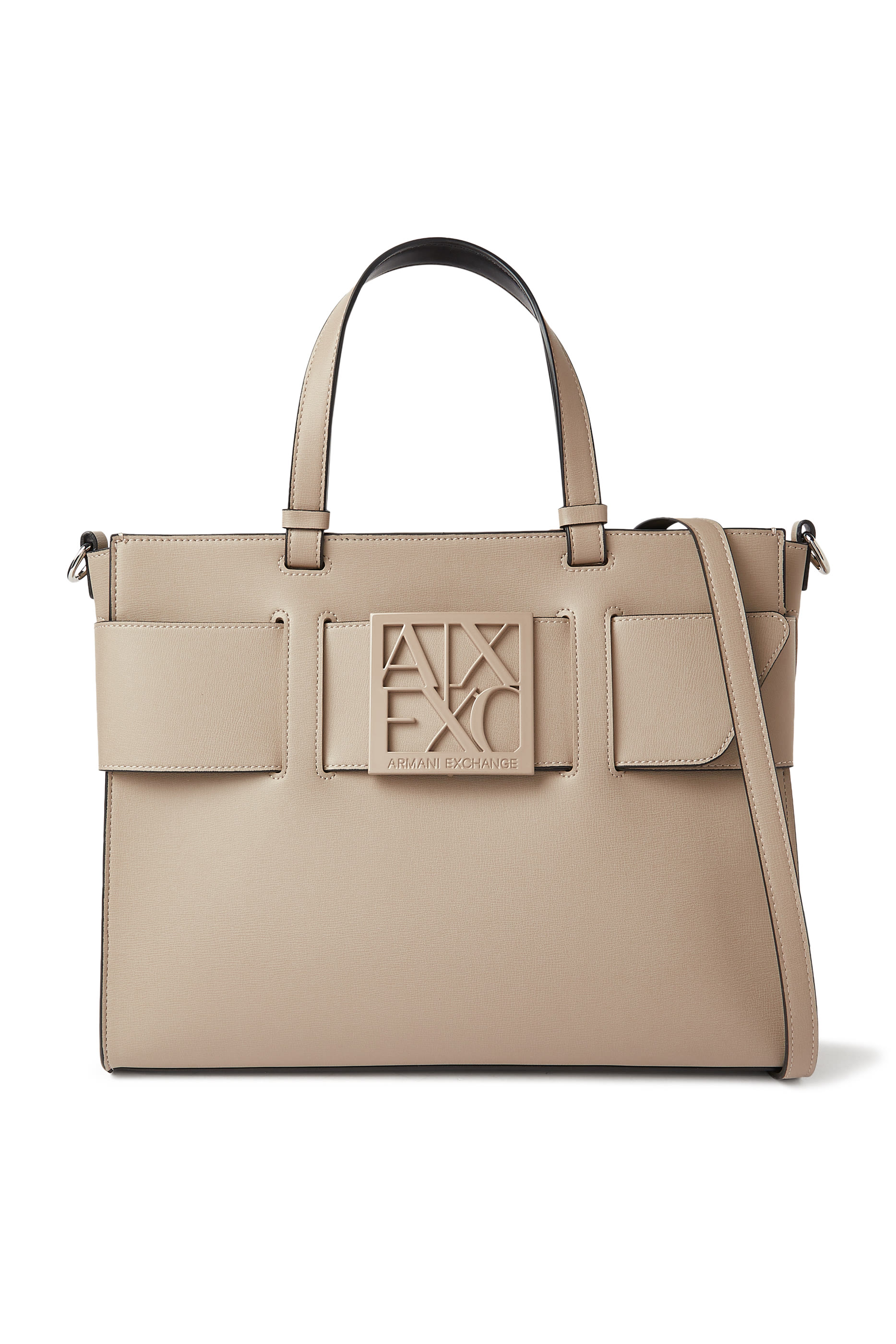 AX Plaque Big Tote Bag