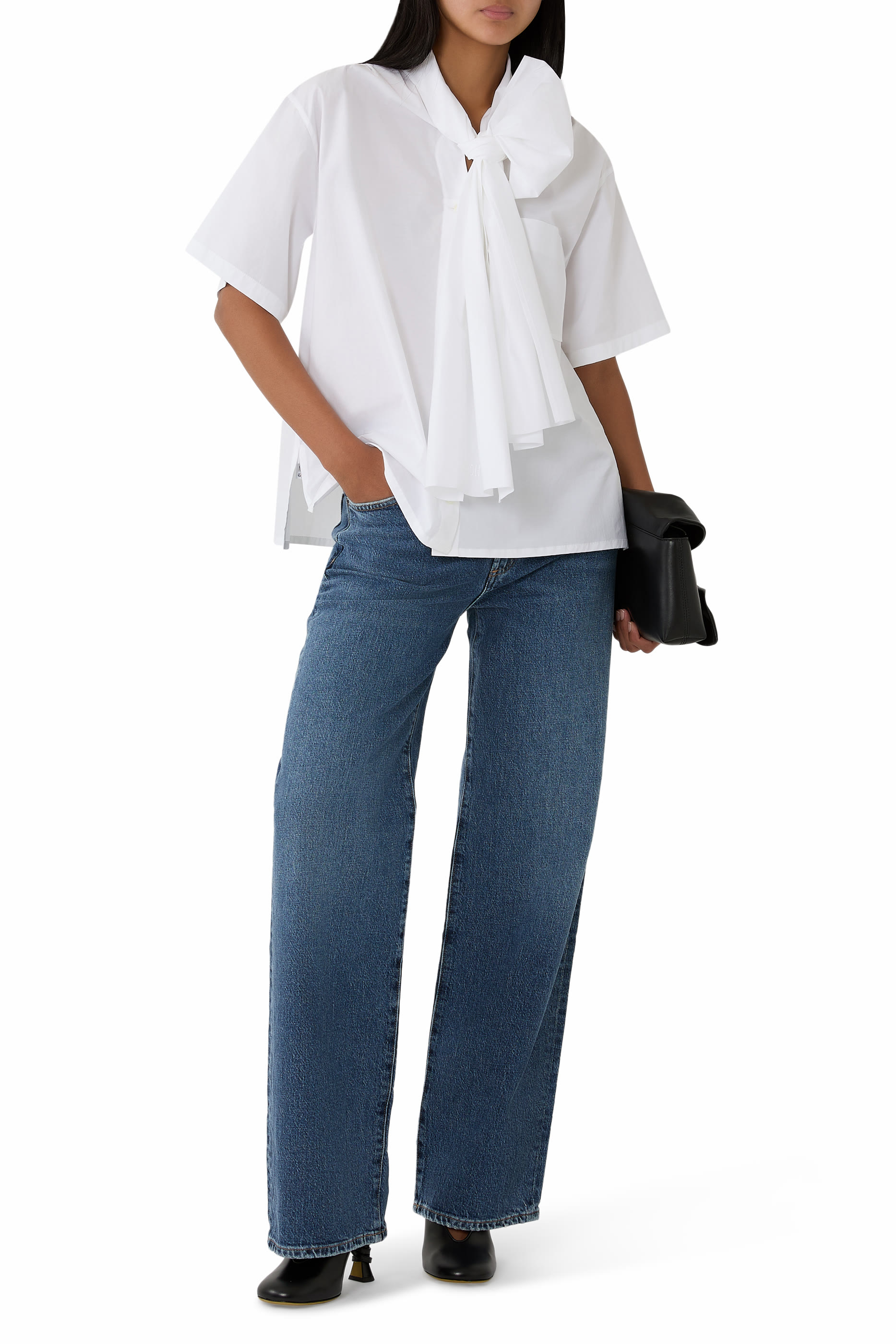 Stretch Cotton Poplin Shirt