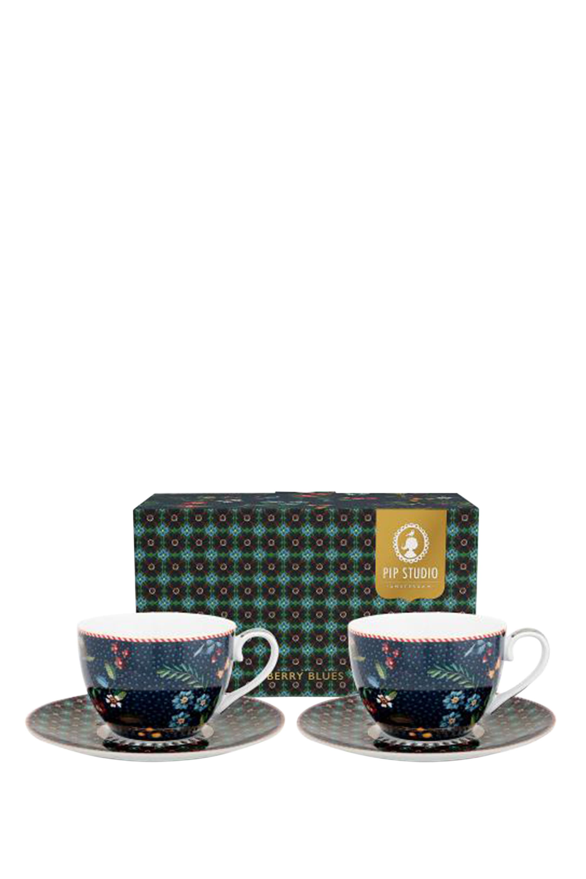 Berry Blues Cup and Saucer Set