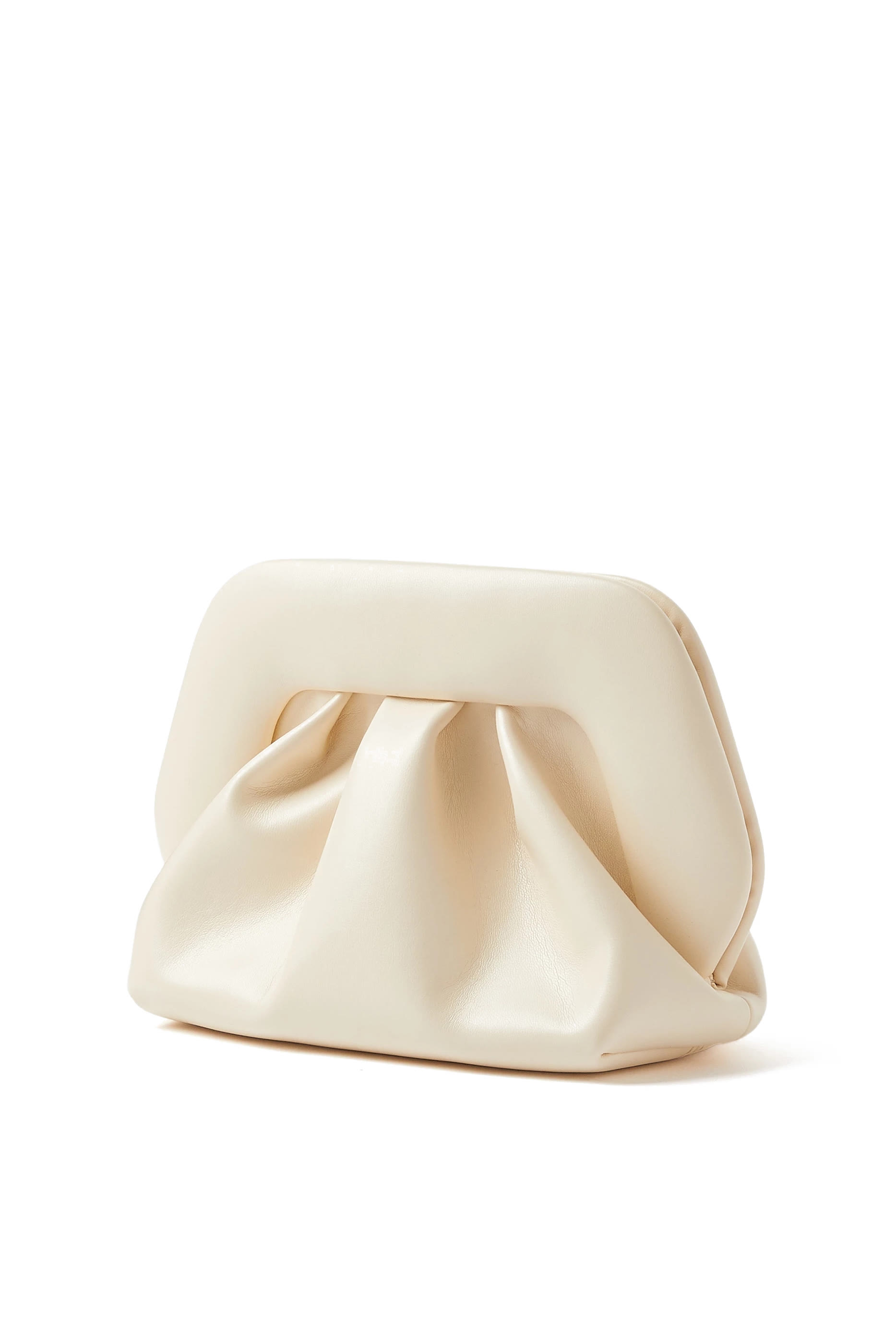 Tia Vegan Fabric Shell Clutch