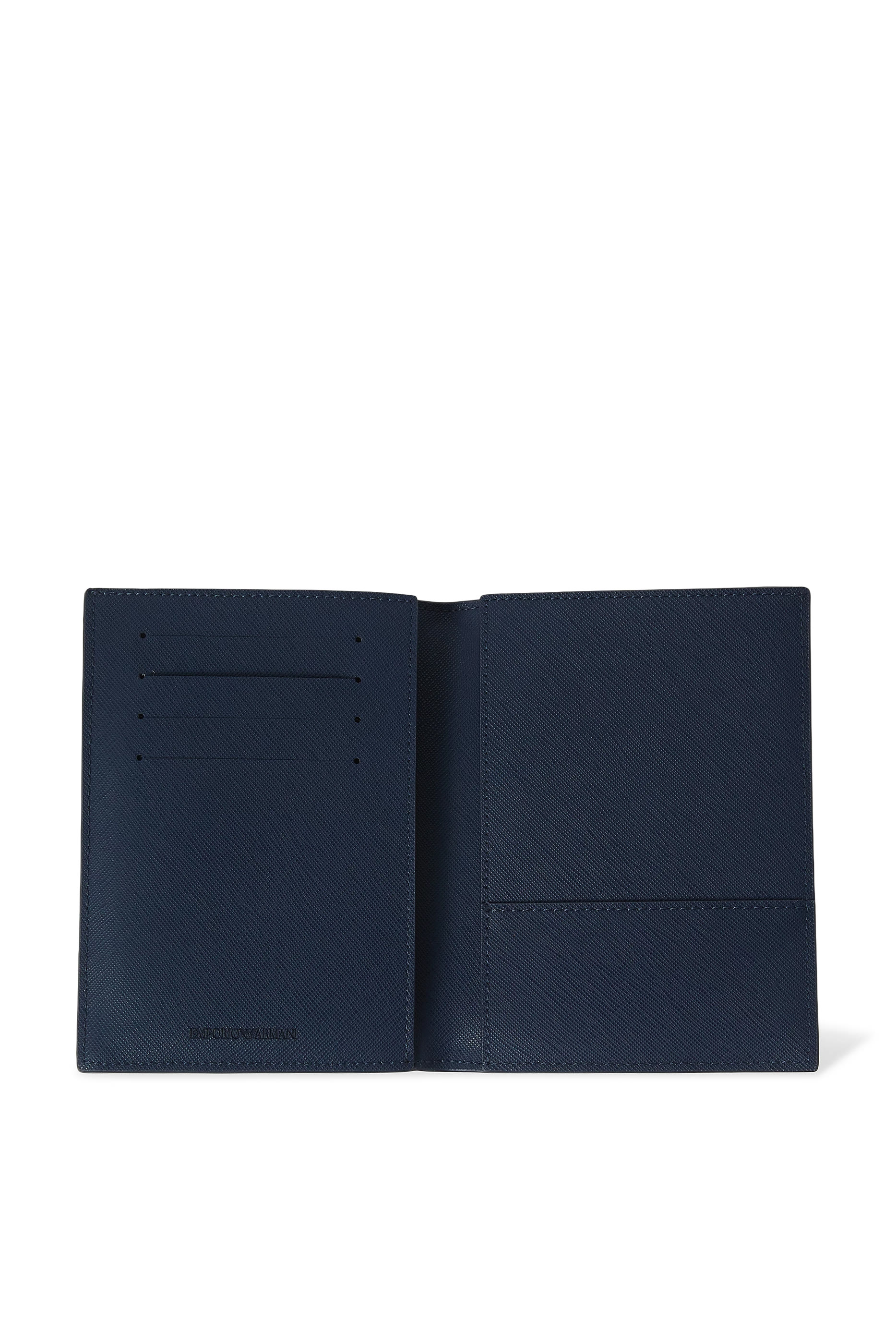 ASV Regenerated Saffiano Leather Passport Holder
