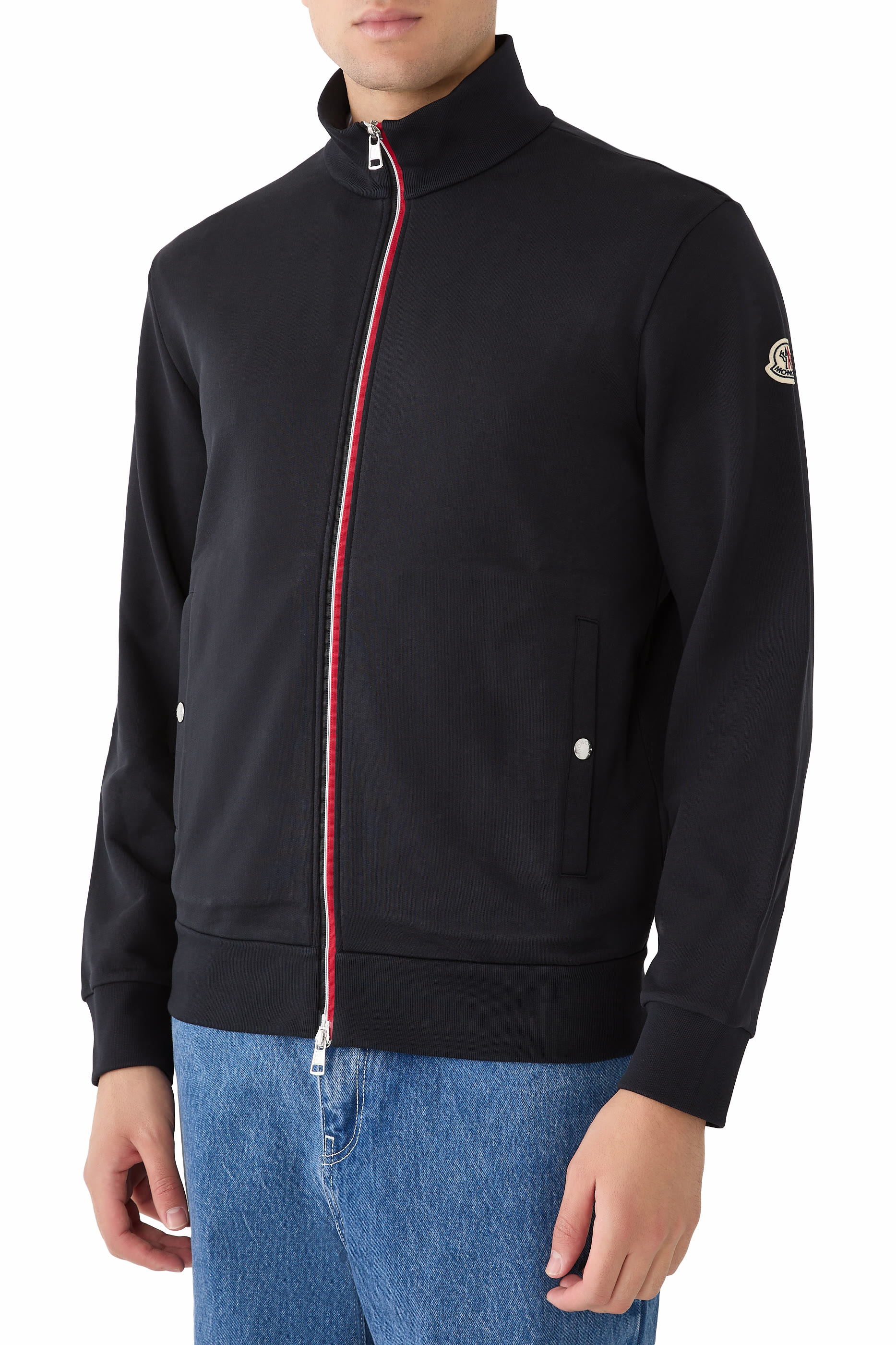  Padded Zip-Up Cardigan