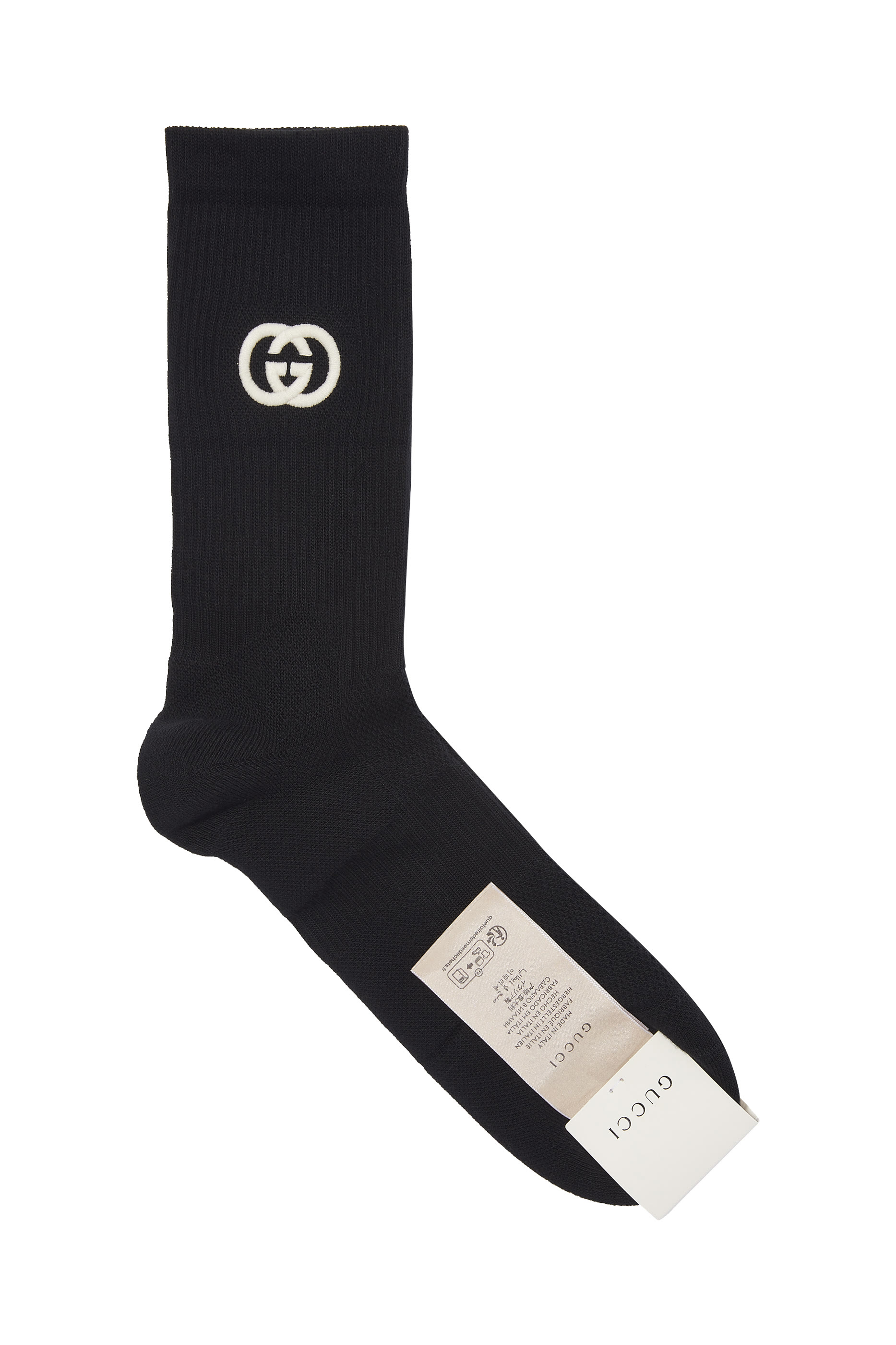 Interlocking G Cotton Blend Socks