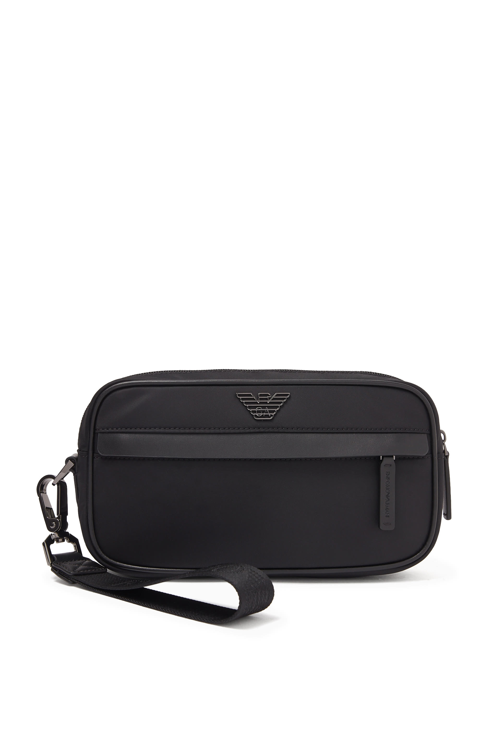 Metal Eagle Logo Nylon Beauty Case