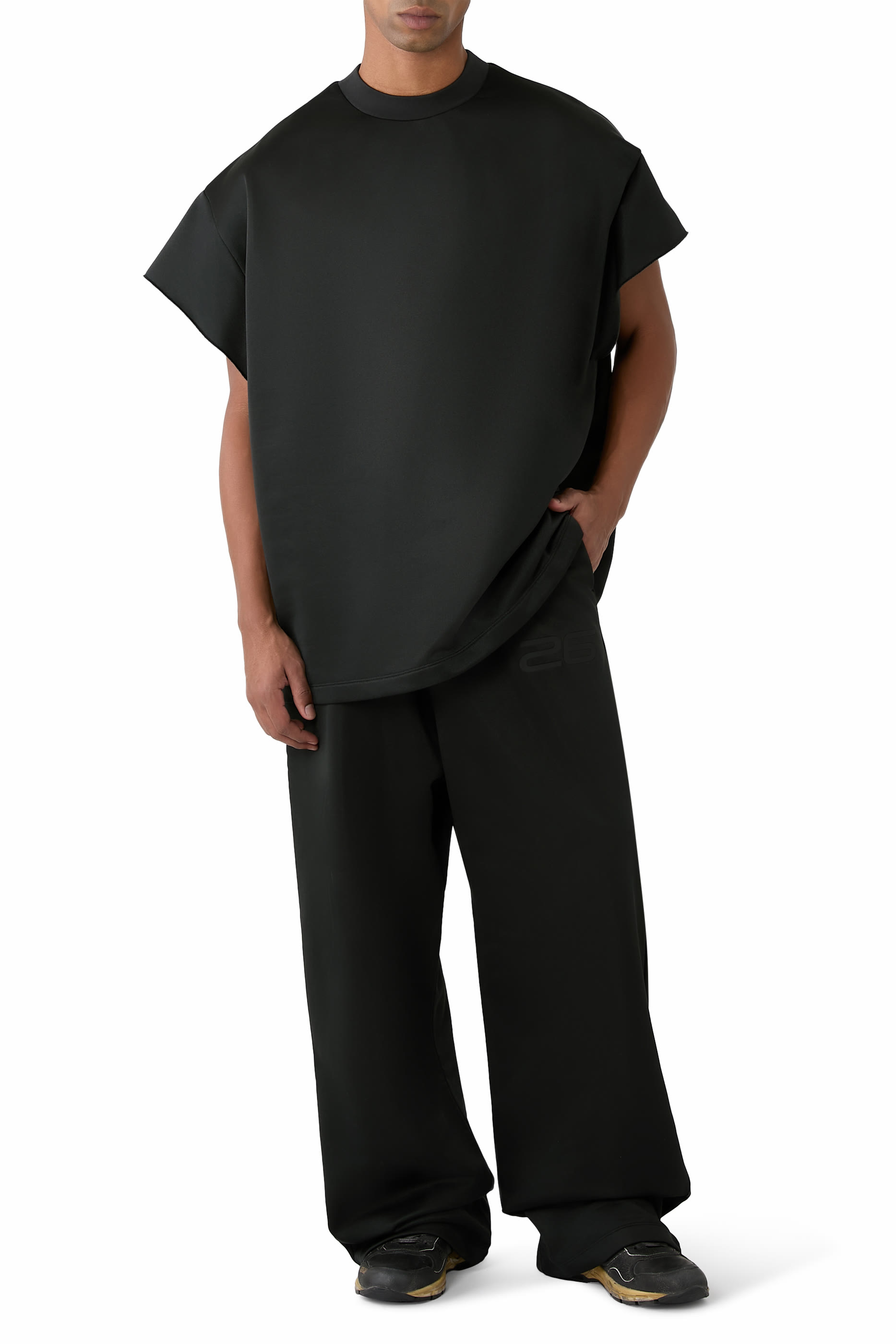 Satin Fleece 90s Muscle T-Shirt