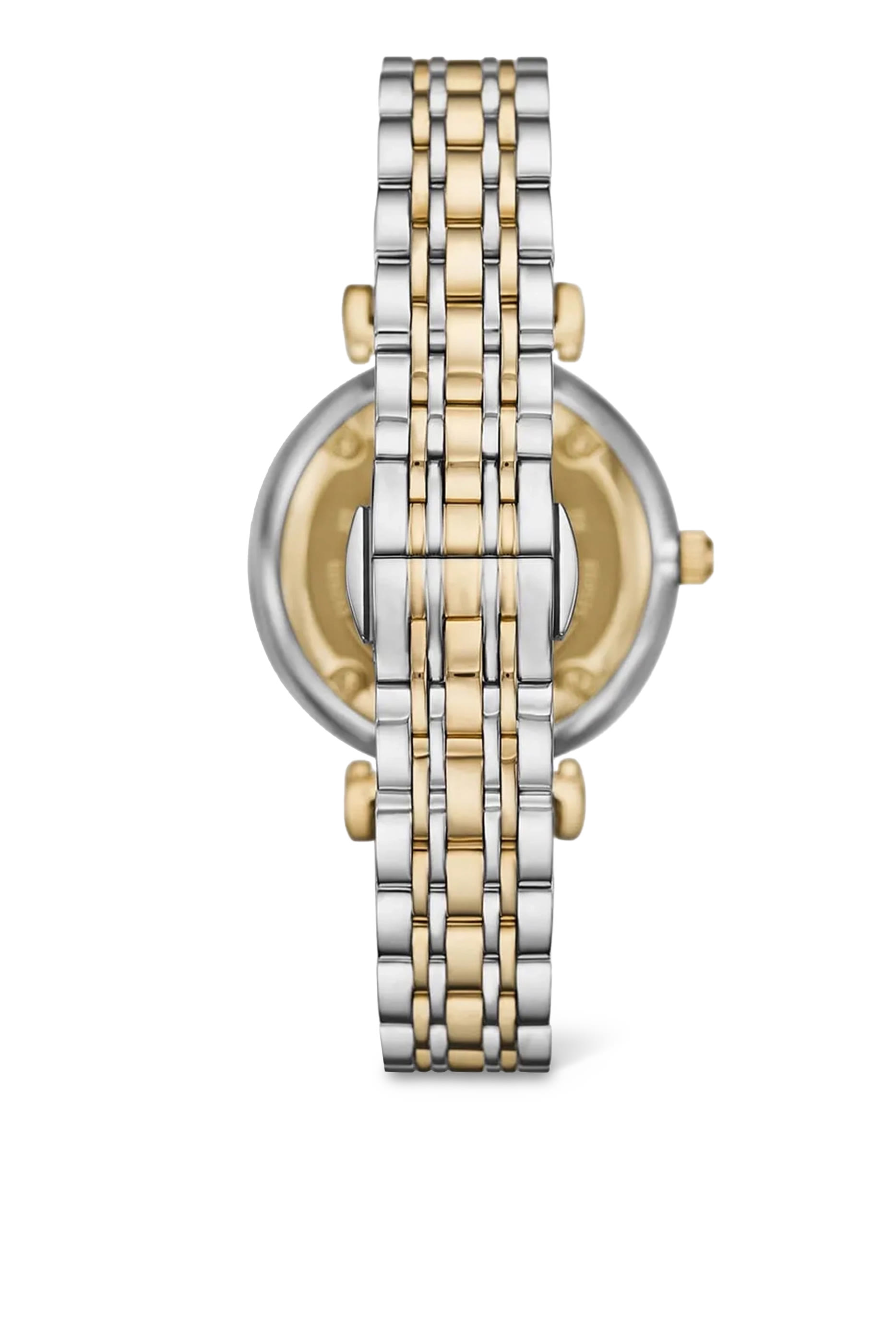 Two-Hand Two-Tone Stainless Steel Watch