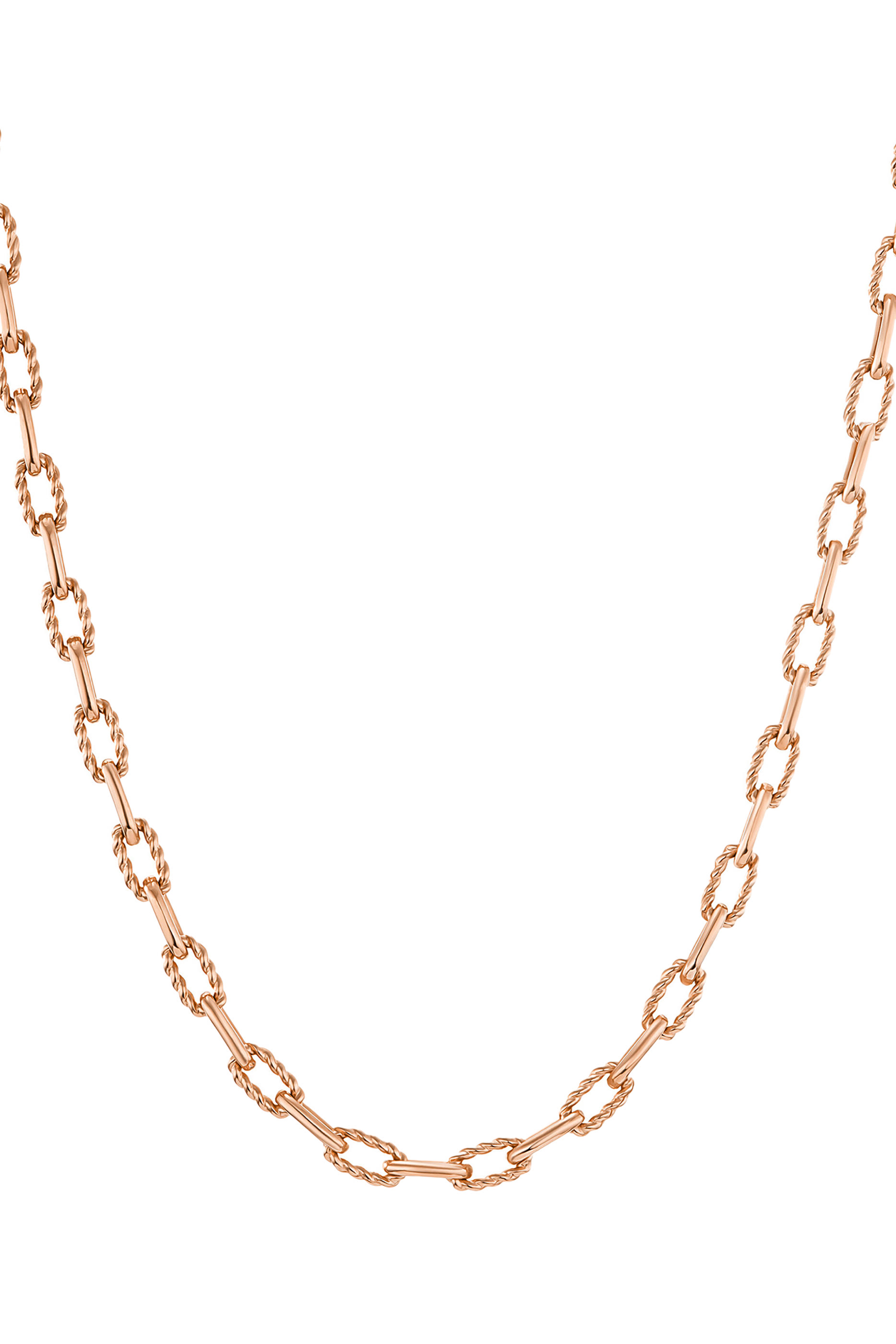 Madison Chain Necklace, 18K Pink Gold
