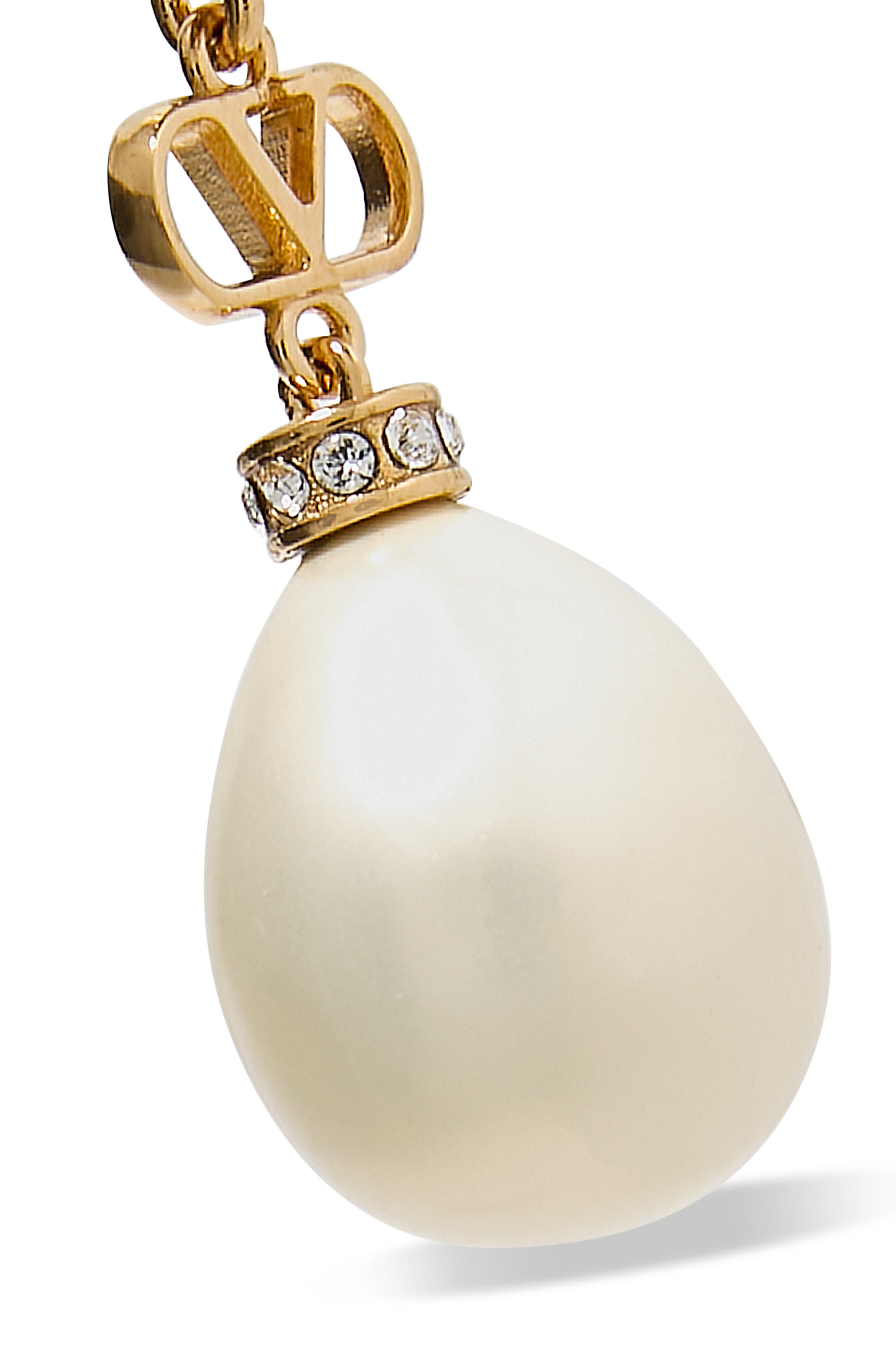 VLogo Signature Pearl Earrings