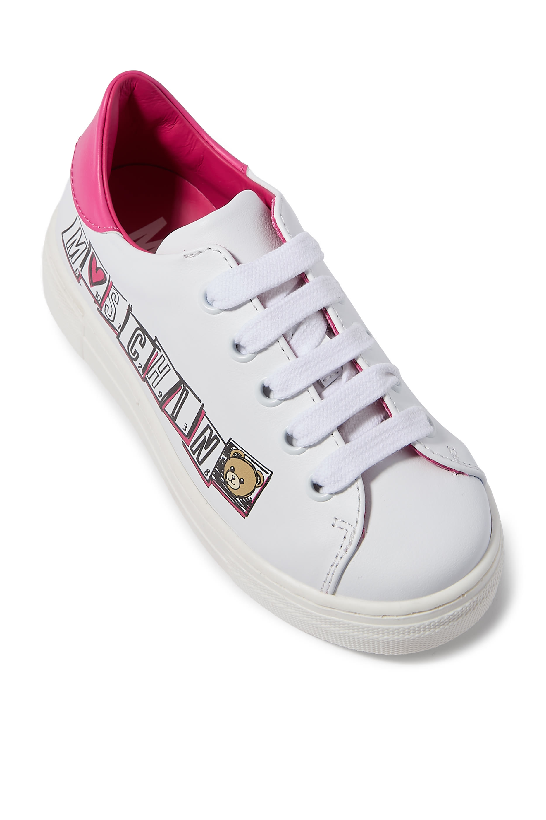 Kids Teddy Leather Sneakers