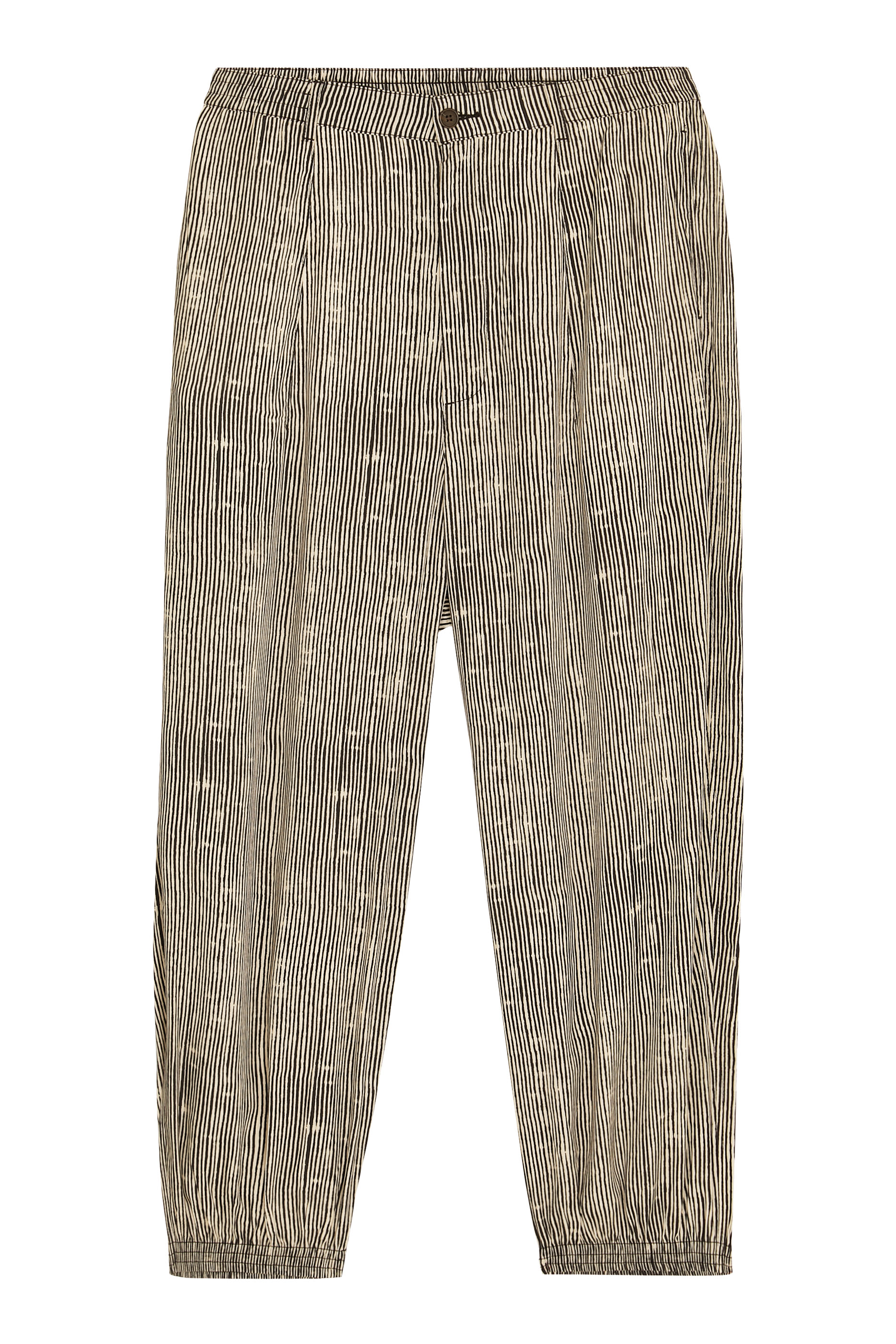 Geometric Print Pants in Viscose-Blend 