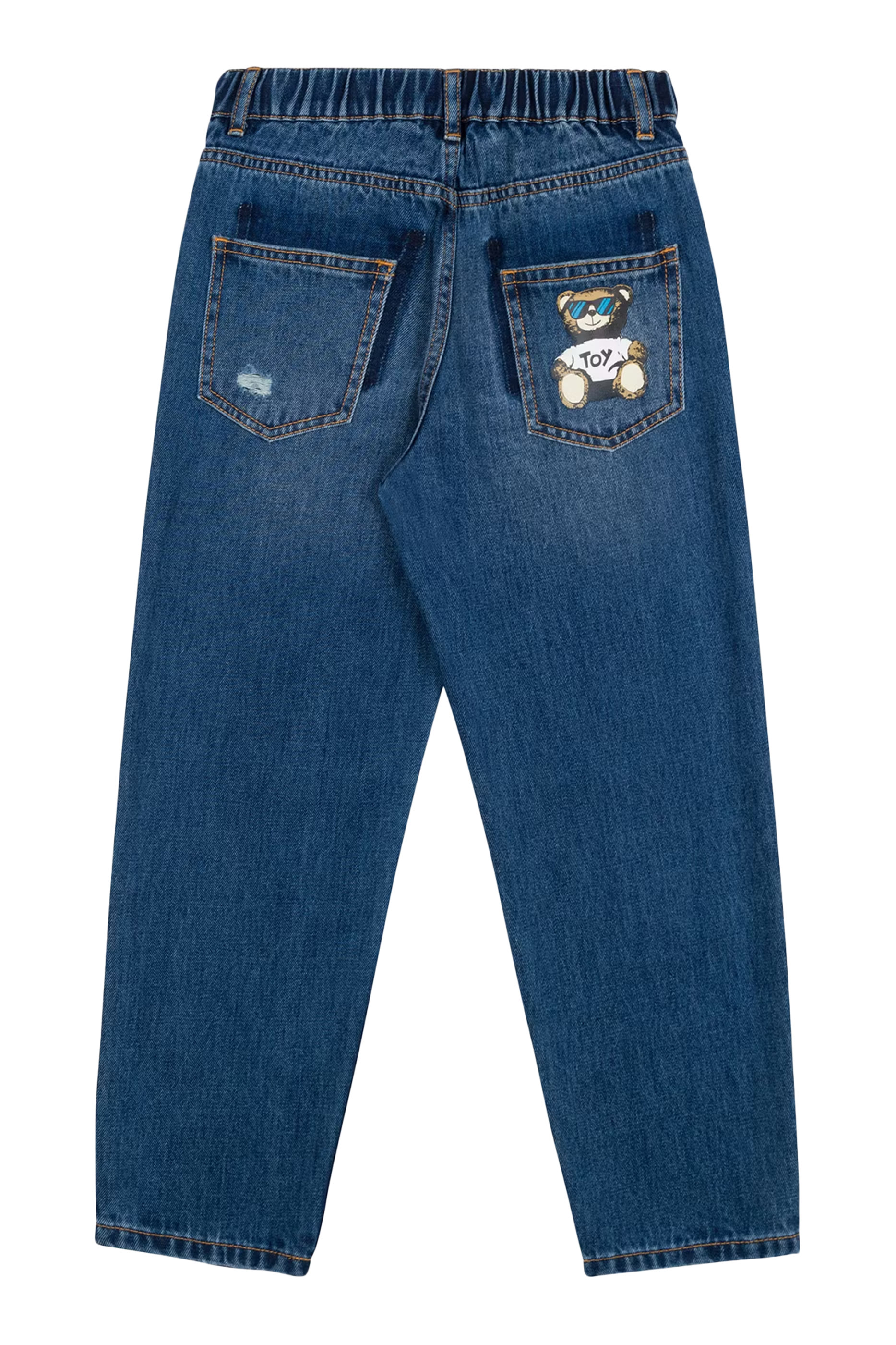 Kids Teddy Bear Denim Pants