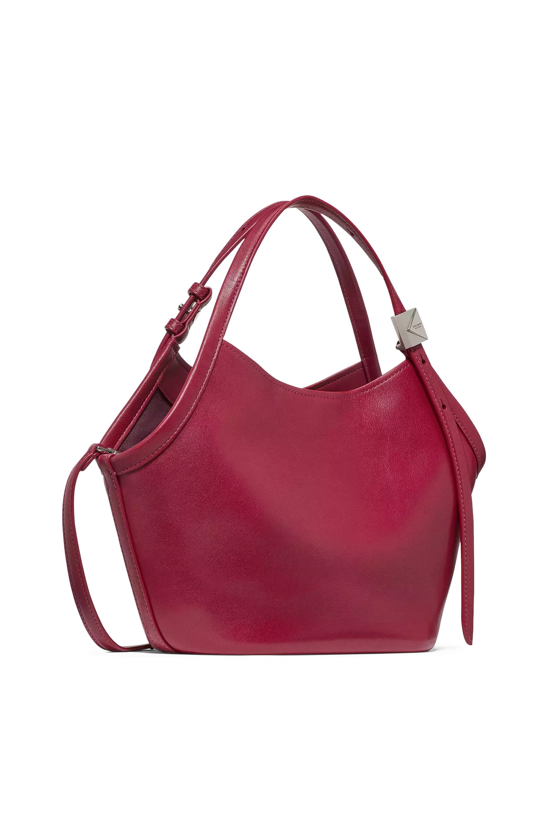 Deco Fine Grain Leather Small Tulip Tote