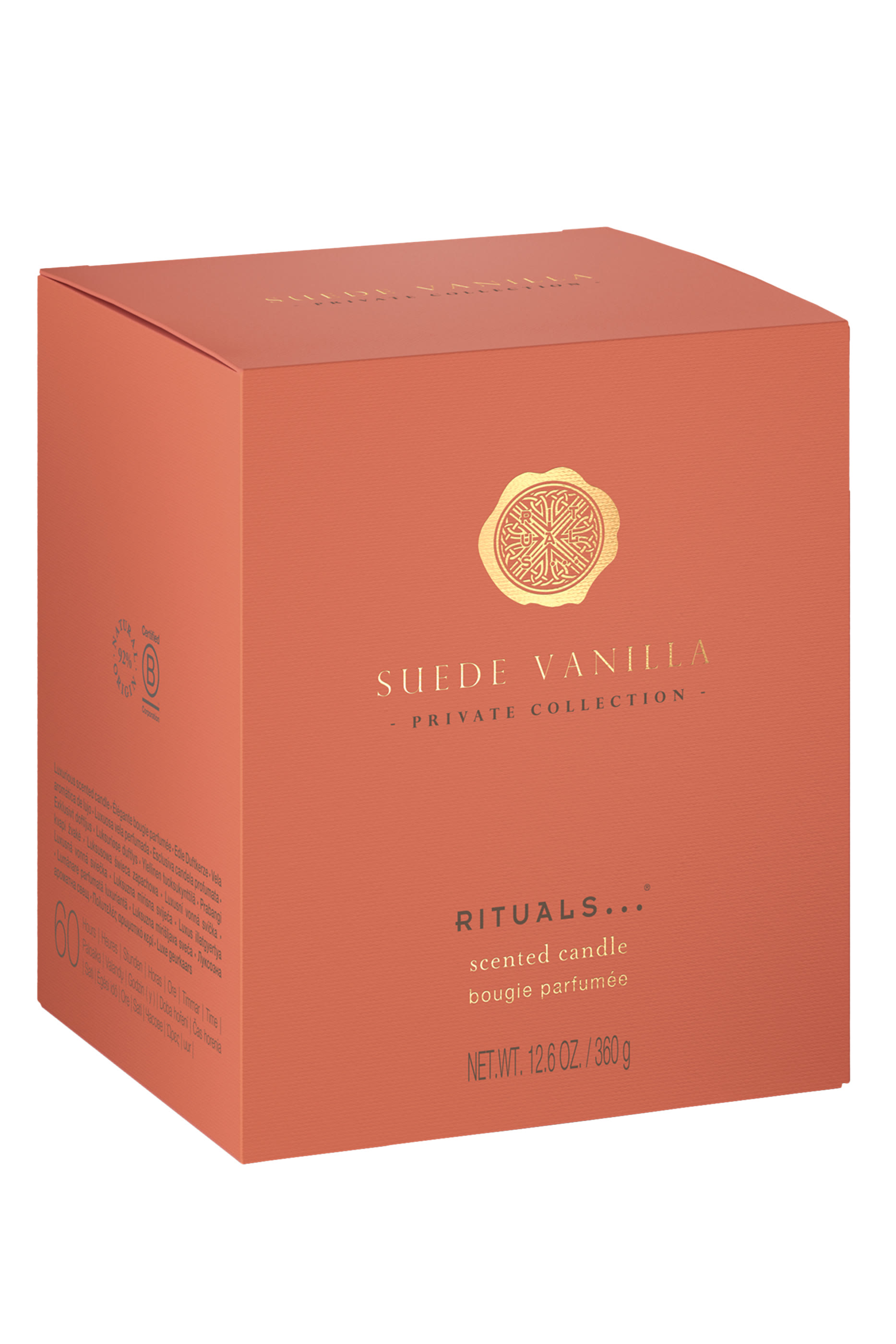 Suede Vanilla Scented Candle