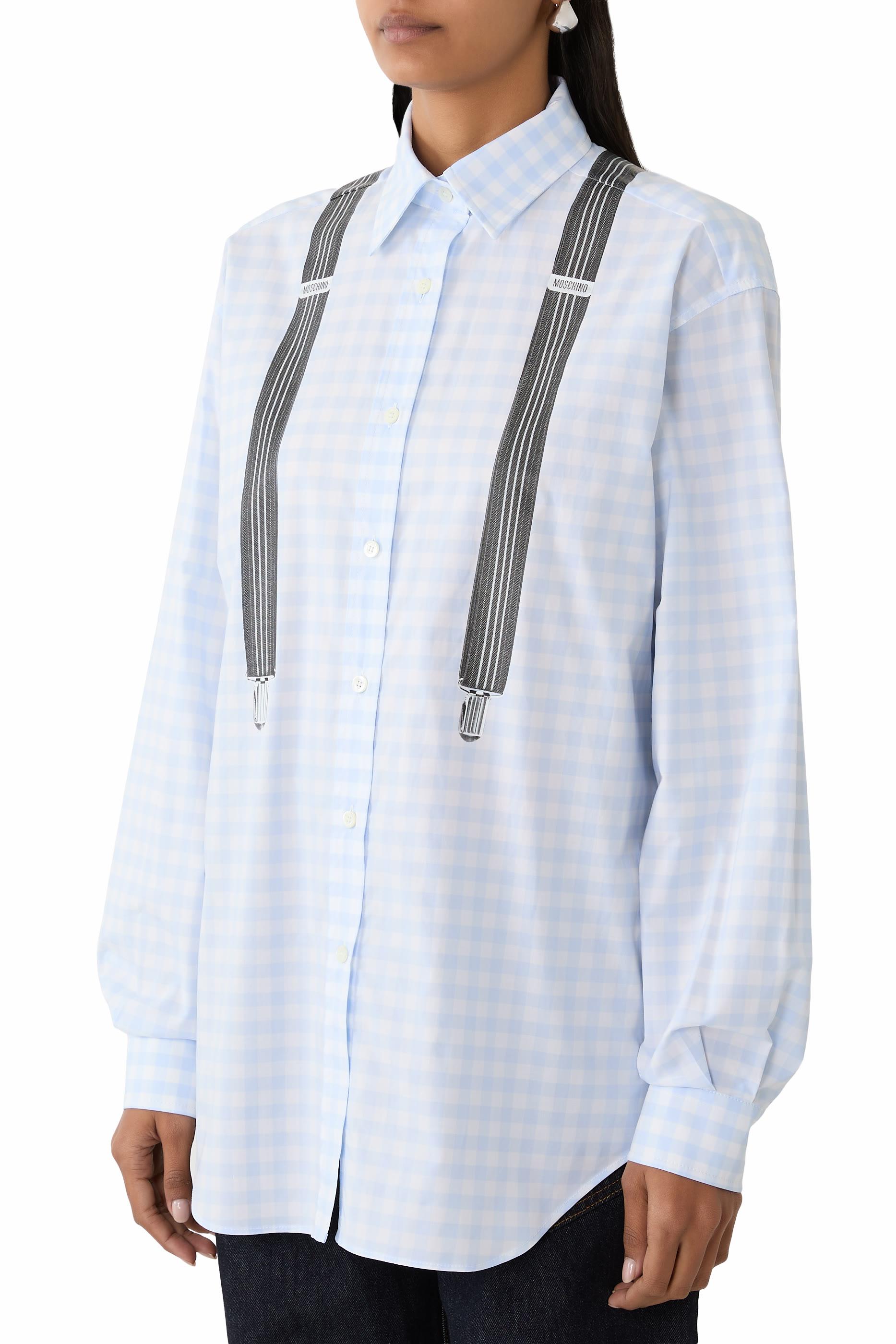  Printed Cotton Vichy Shirt