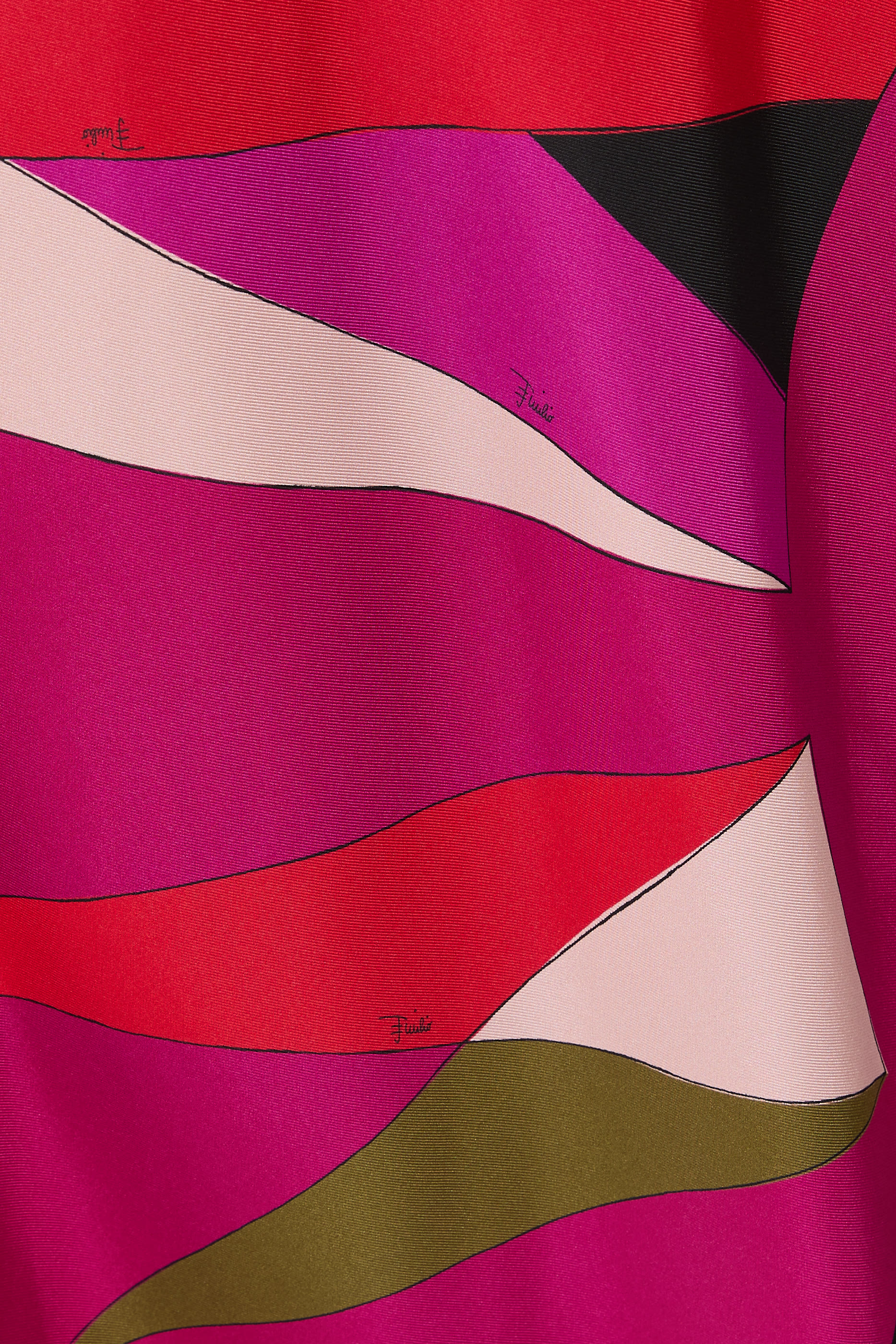 Hawaii Print Asymmetrical Skirt