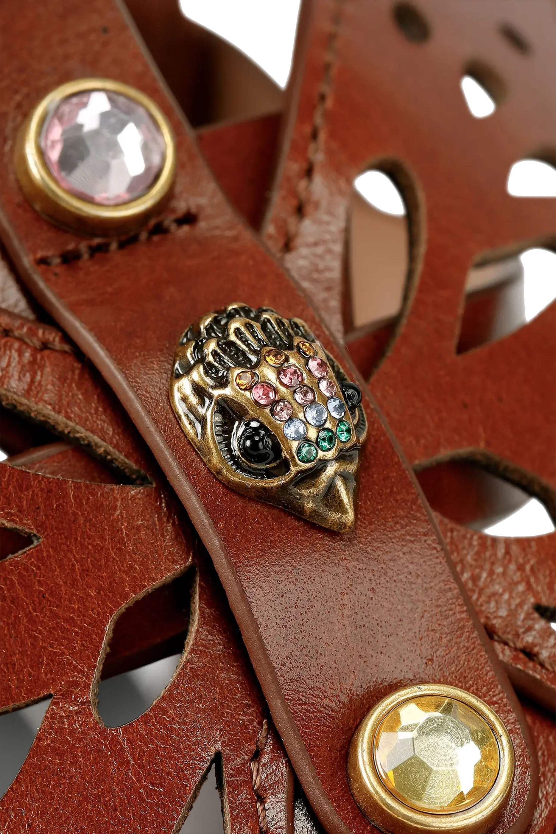 Boho Butterfly Gladiator Flats