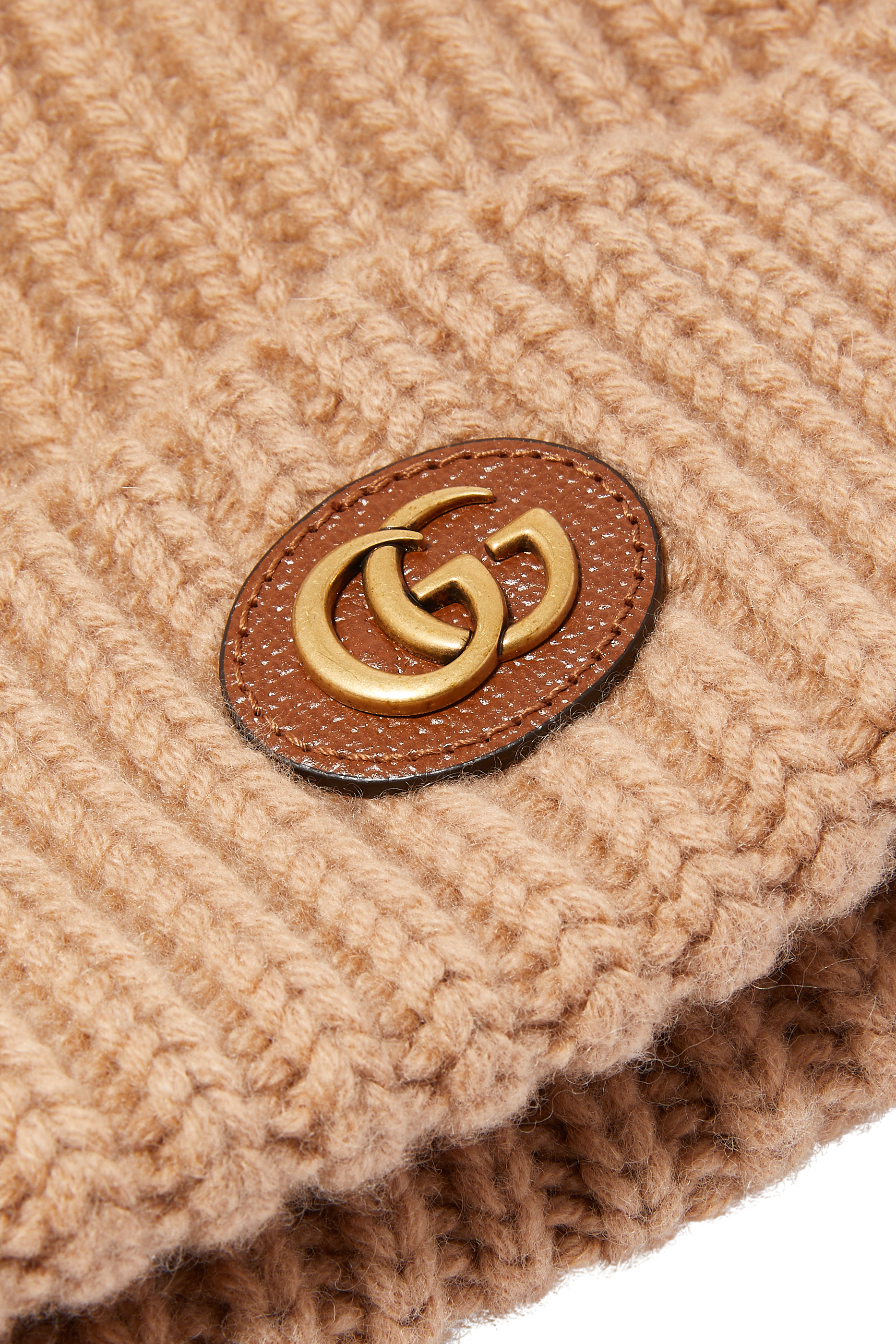 Wool Double G Cashmere Hat