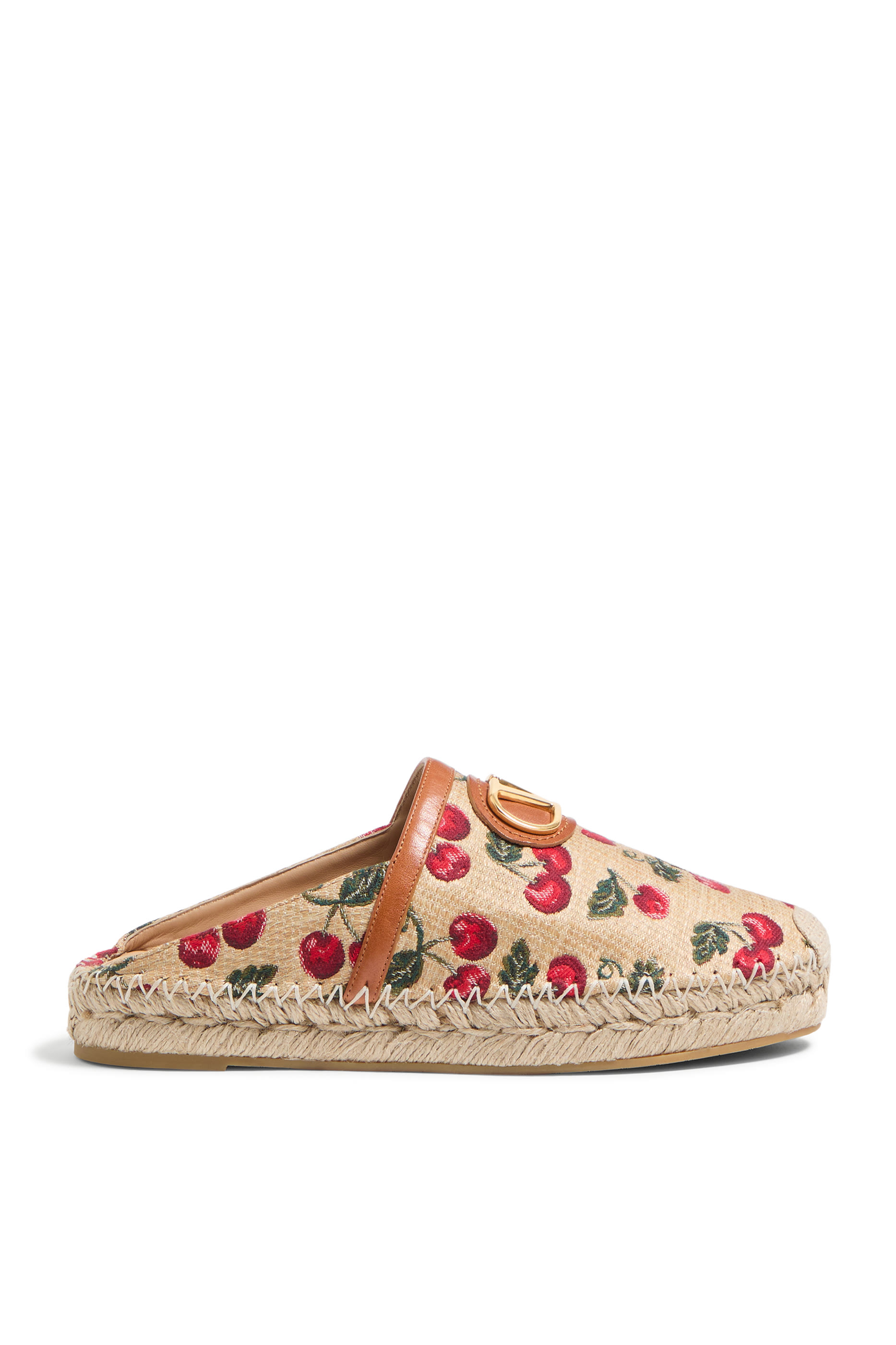VLogo Signature Mules with Cherryfic Motif 