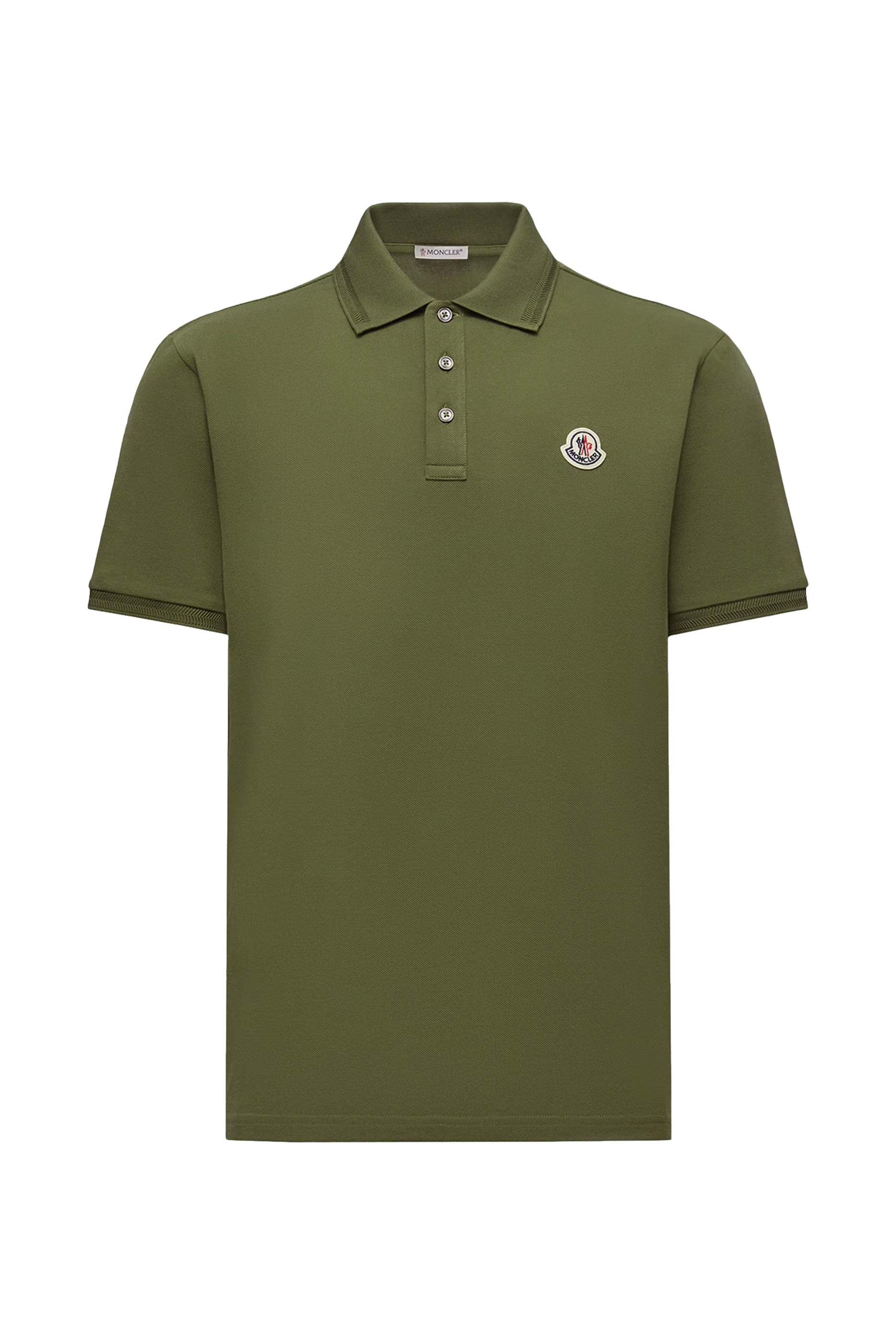  Logo Patch Cotton Polo Shirt