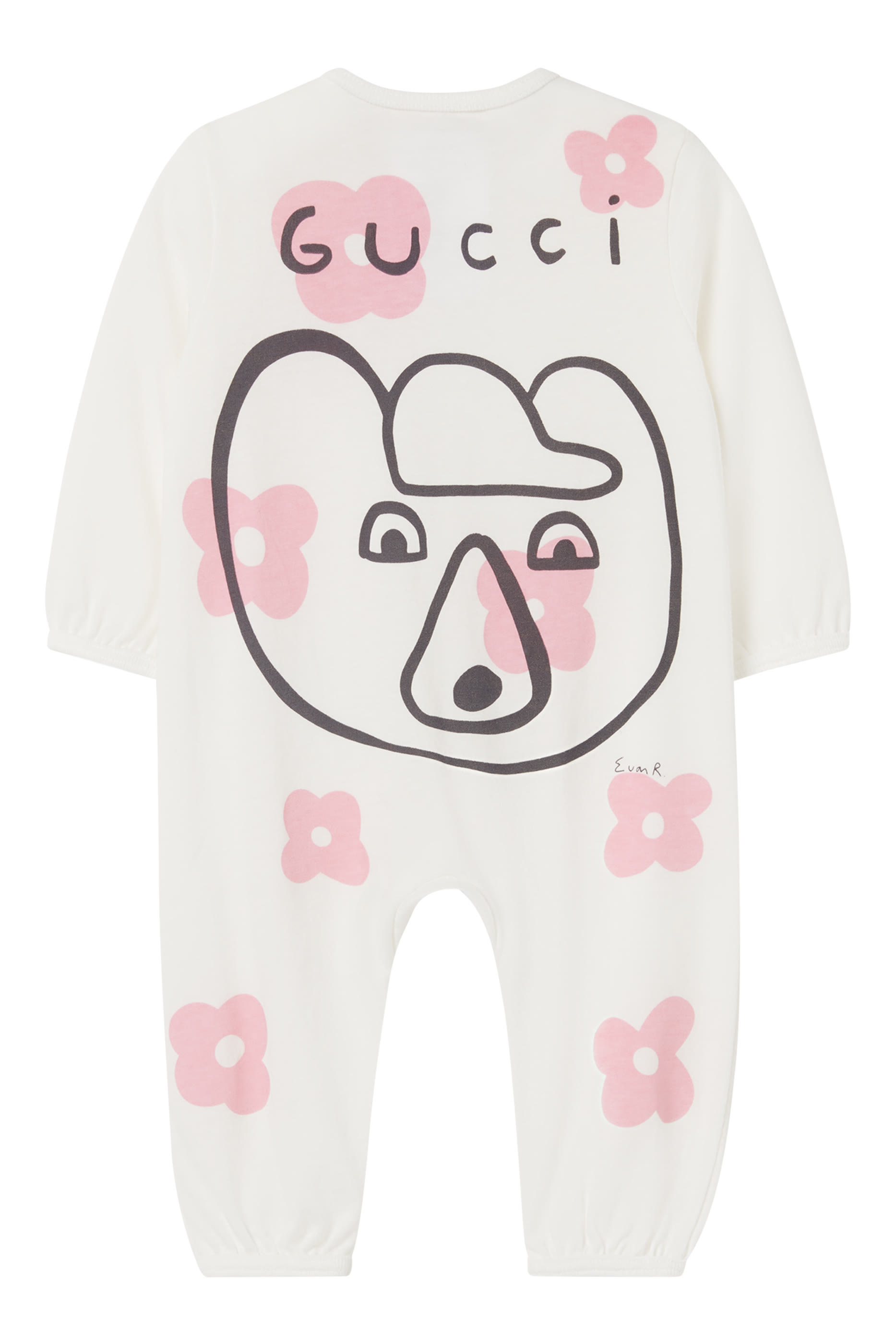 Kids Logo-Print Cotton Jumpsuit