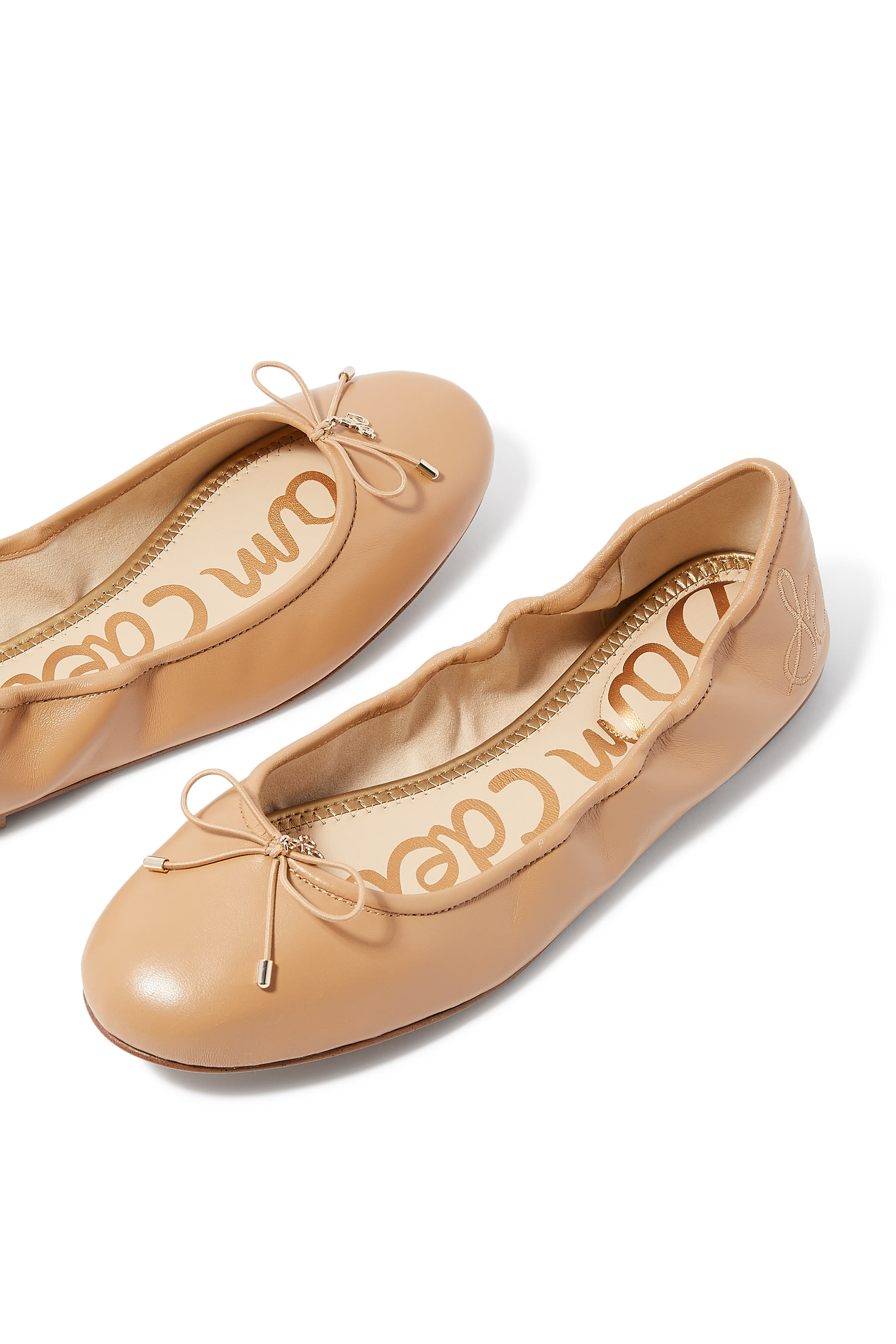 Felicia Leather Ballerinas