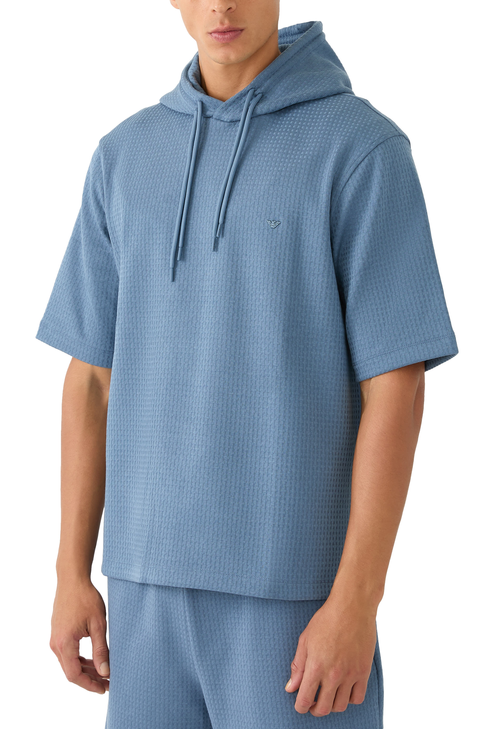 Oversized Jersey Hooded Sweatshirt