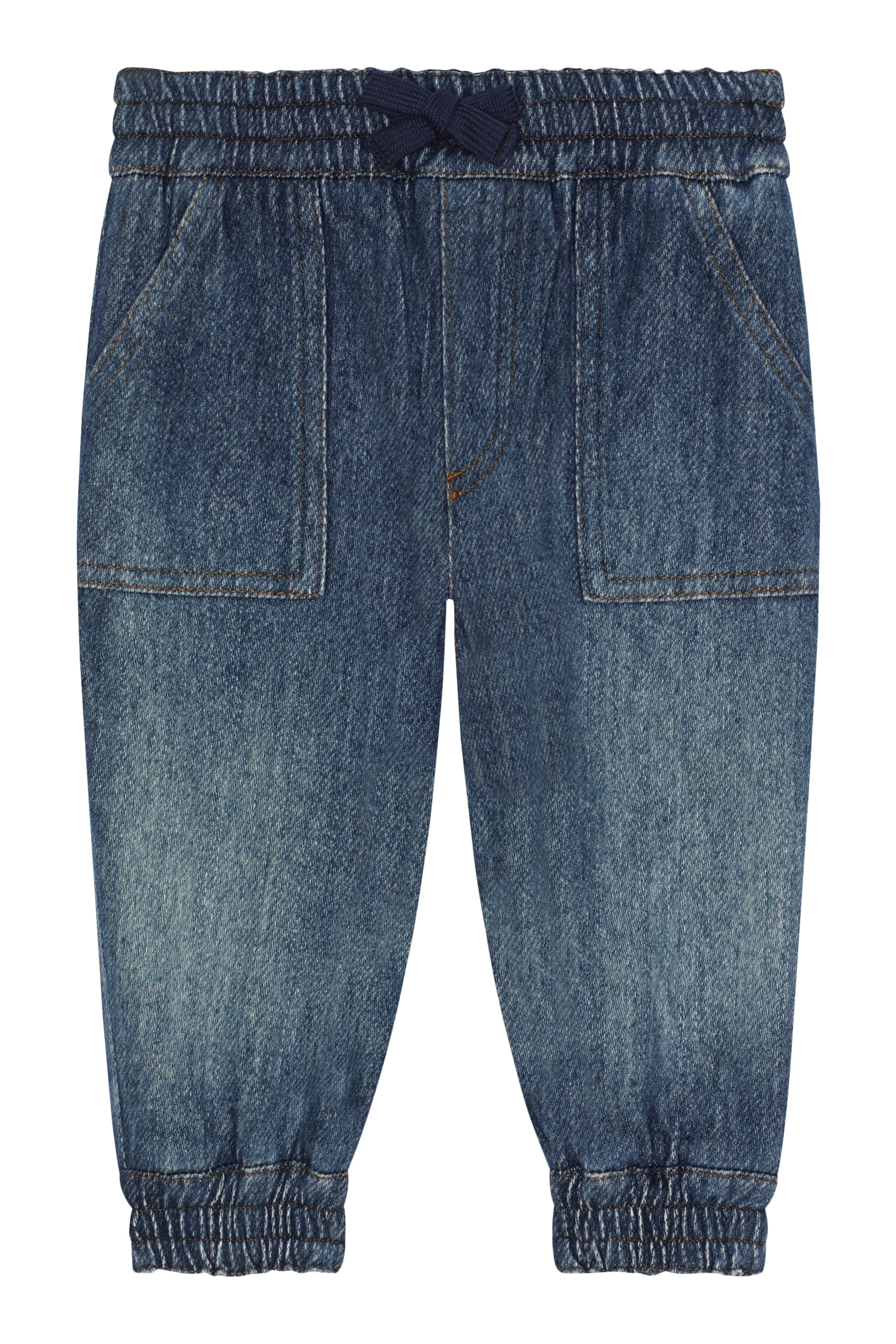 Kids Jersey Denim Jogging Pants