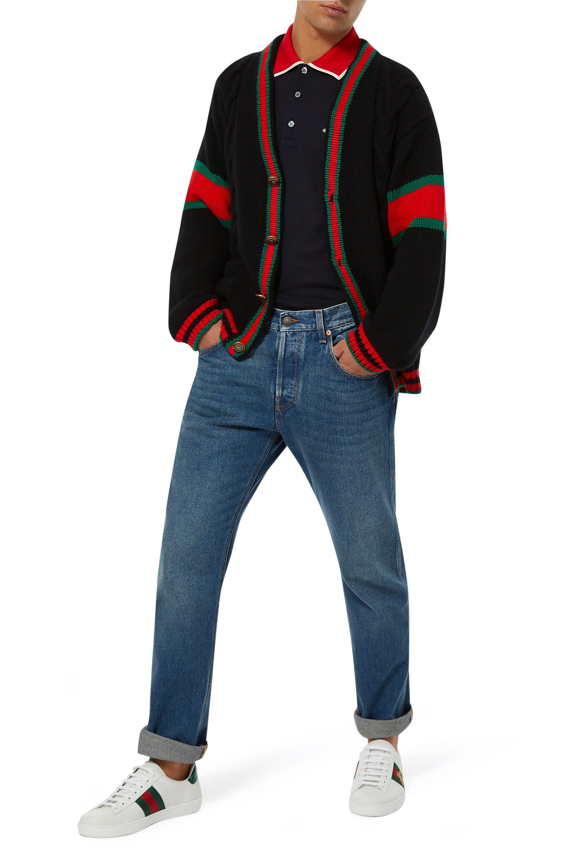 Ace Embroidered Sneakers