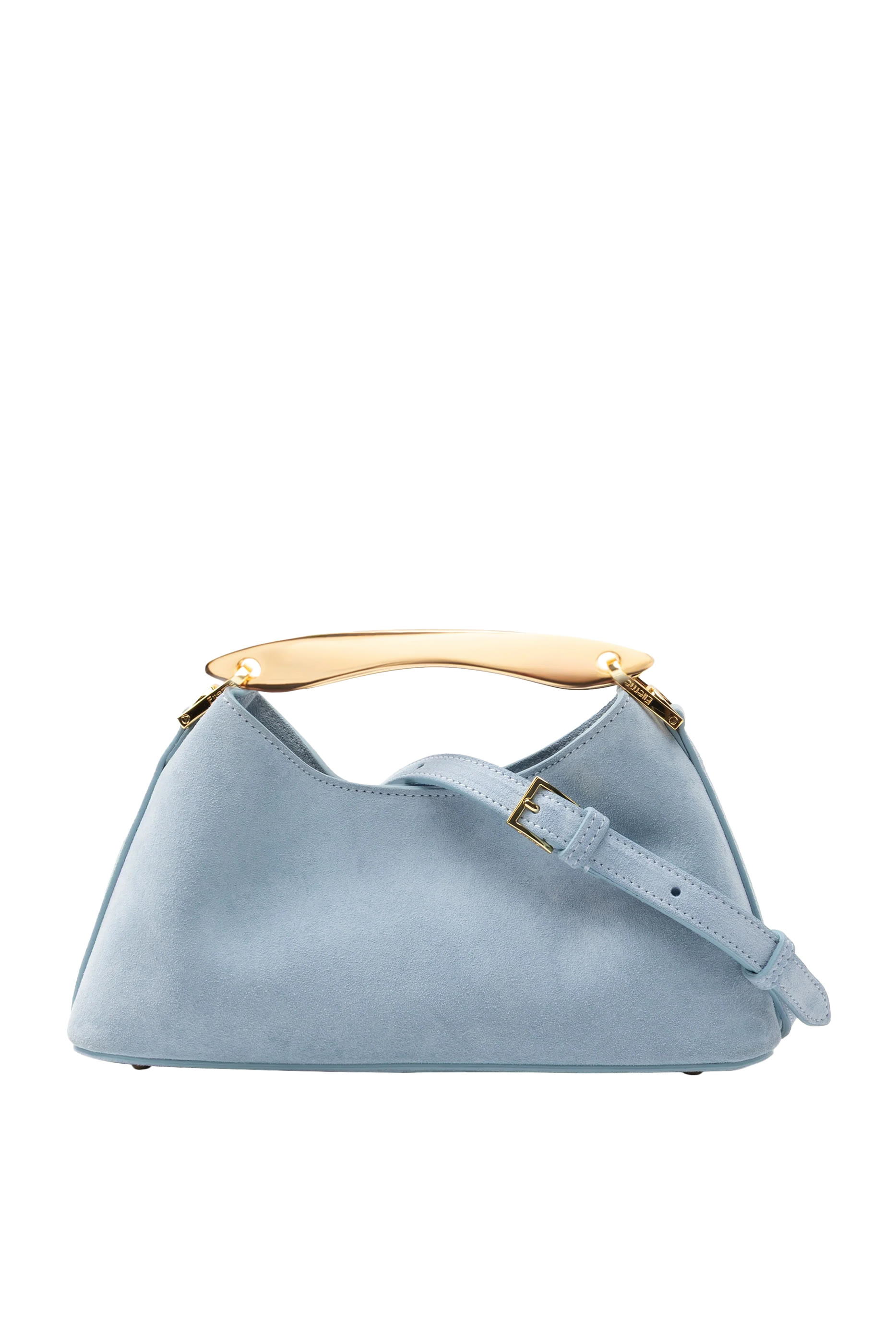  Mini Boomerang Suede Bag