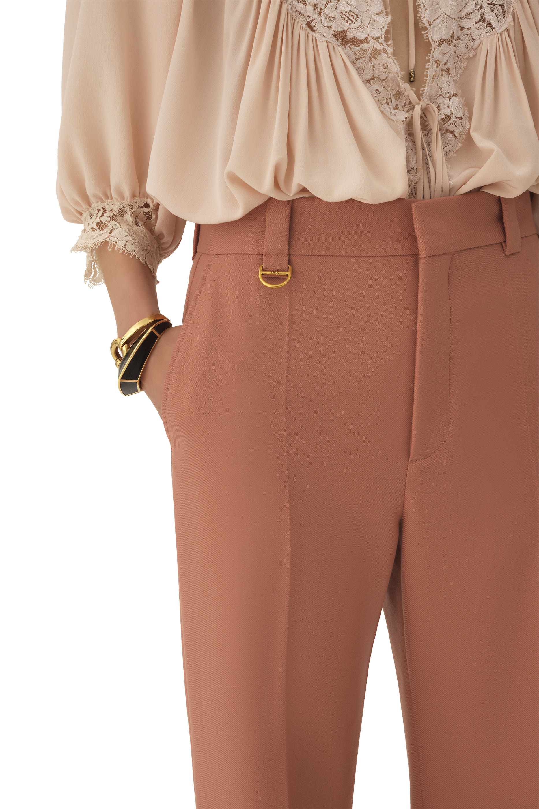 Flared Bootcut Trousers