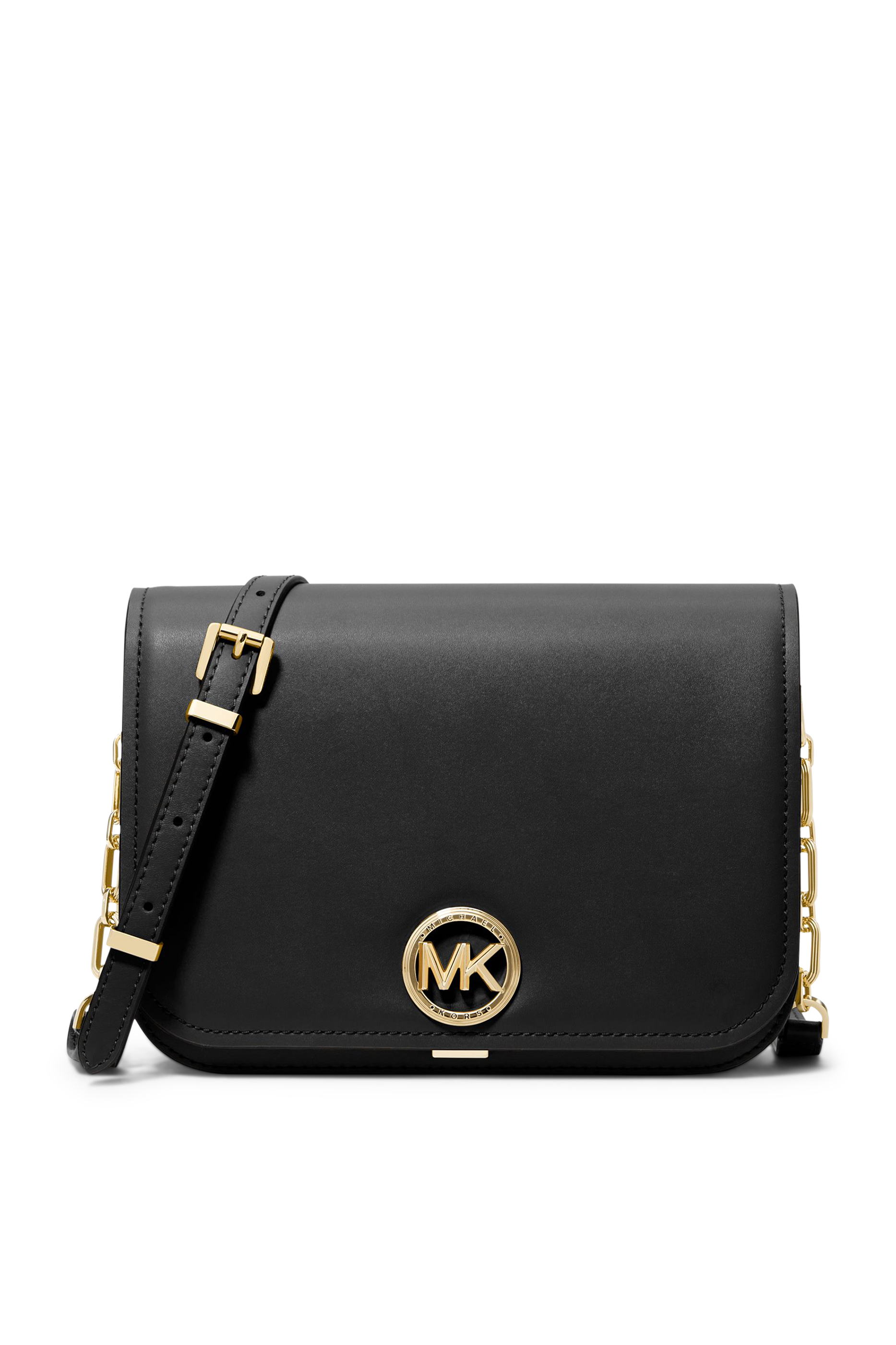 Delancy Medium Chain Leather Messenger Bag