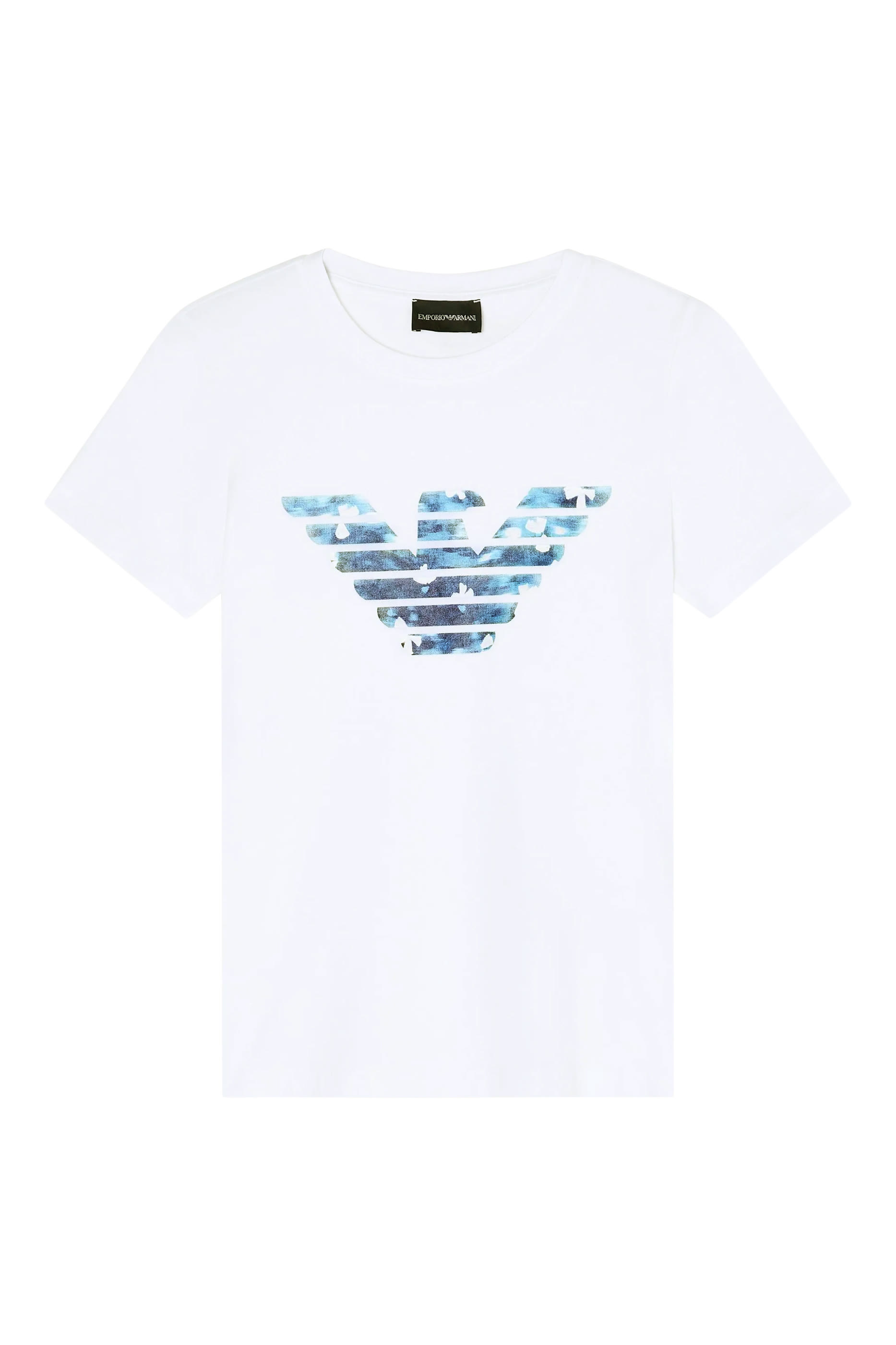 ASV Stretch-Jersey Slim-Fit T-Shirt with Oversized Eagle Pattern