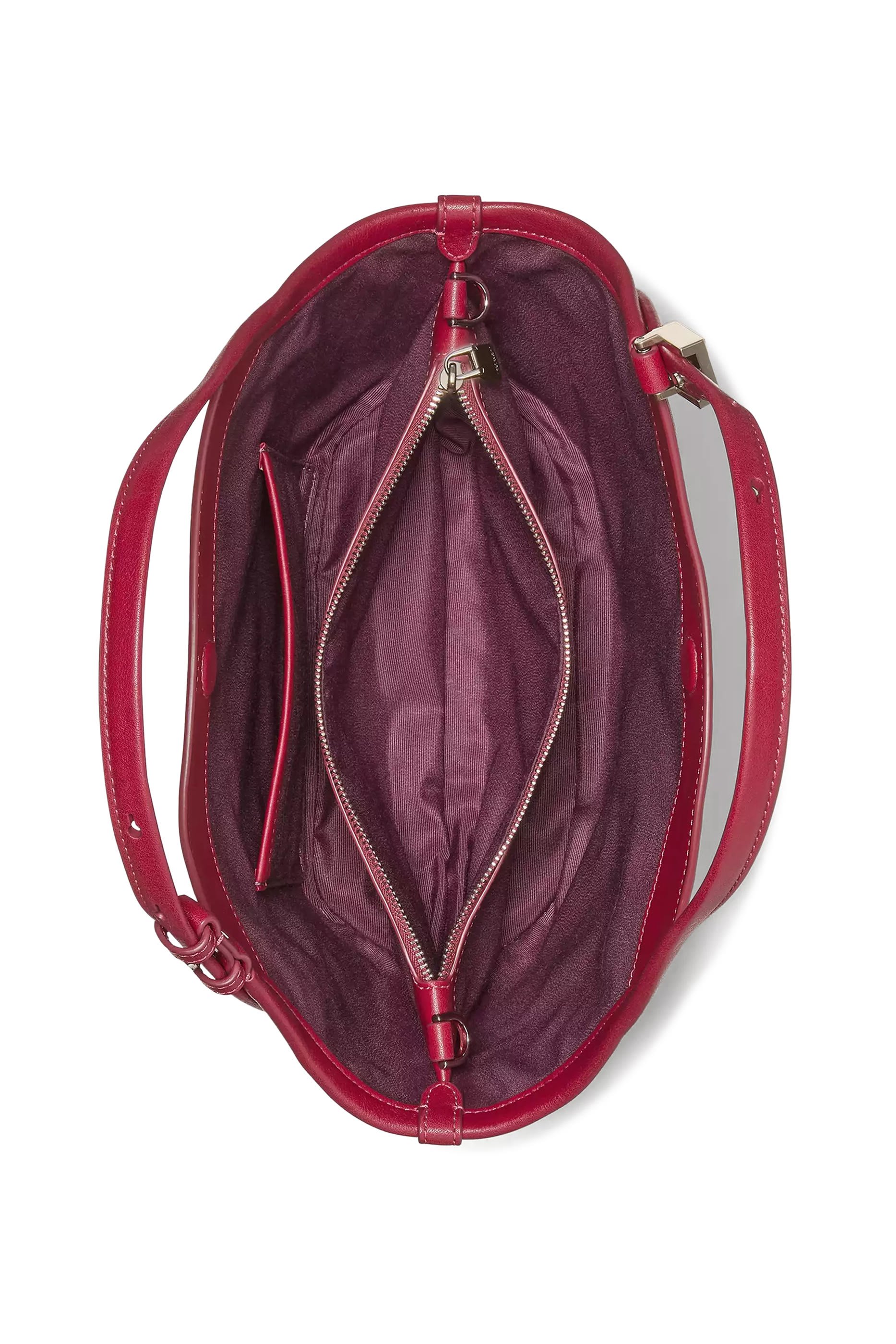 Deco Fine Grain Leather Small Tulip Tote