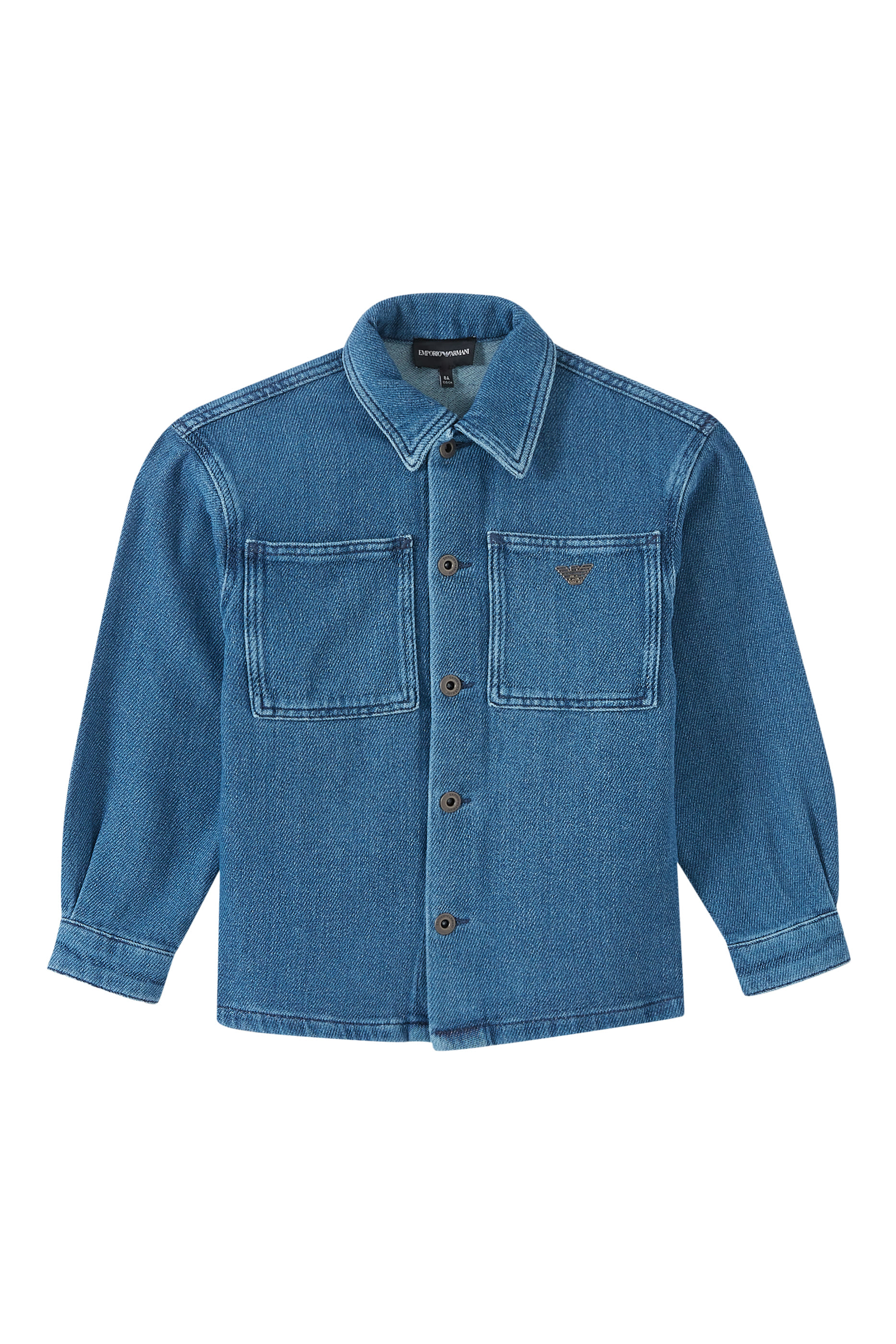 Kids Pocket Denim Shirt 