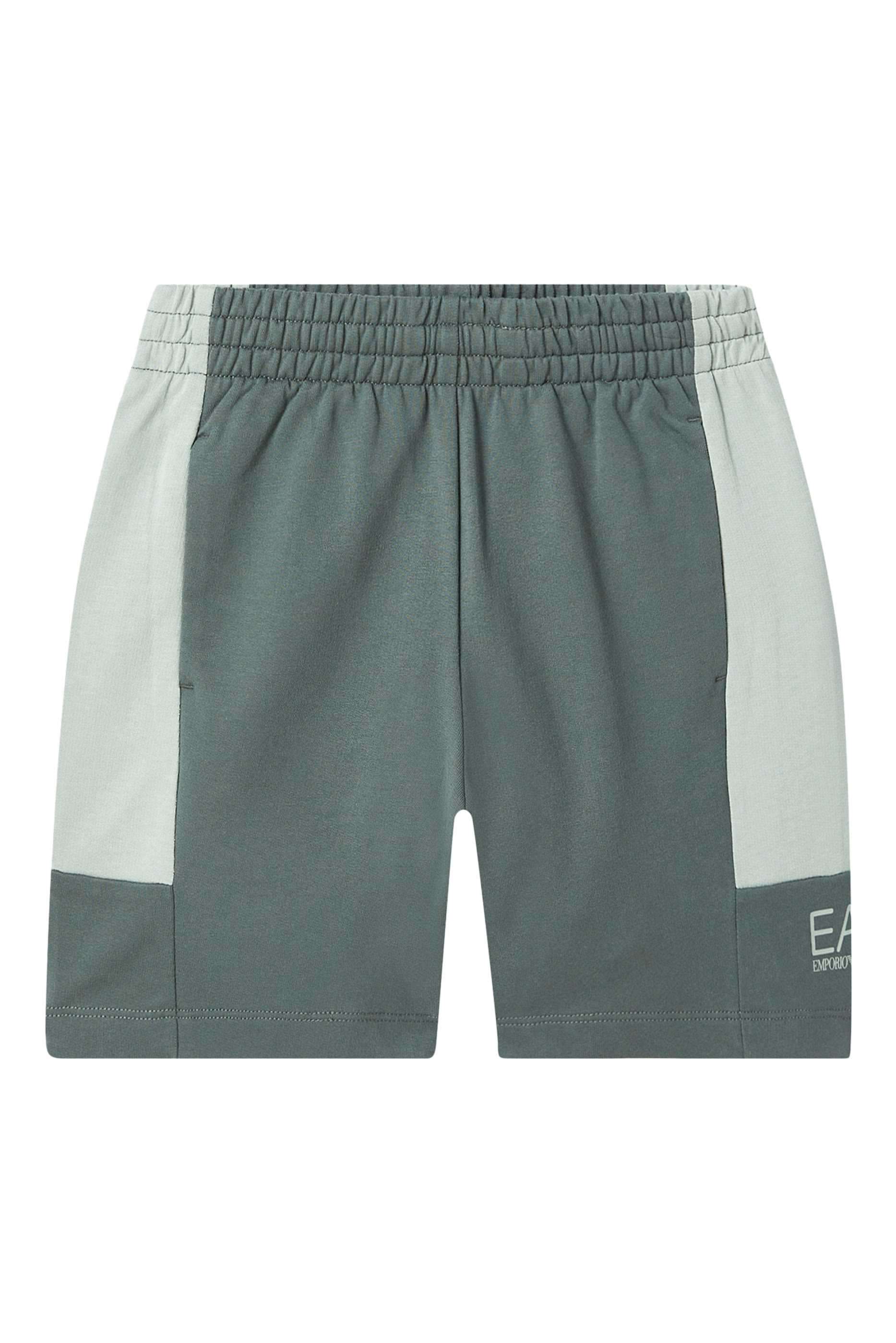 Kids EA7 Colorblock Shorts