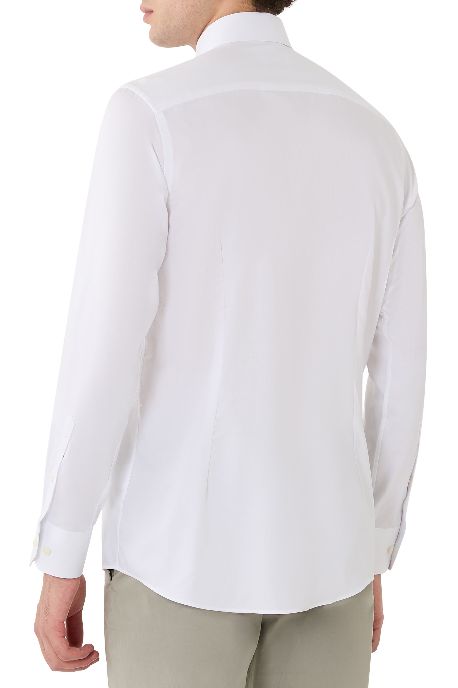 Geometric Print Signature Twill Shirt 