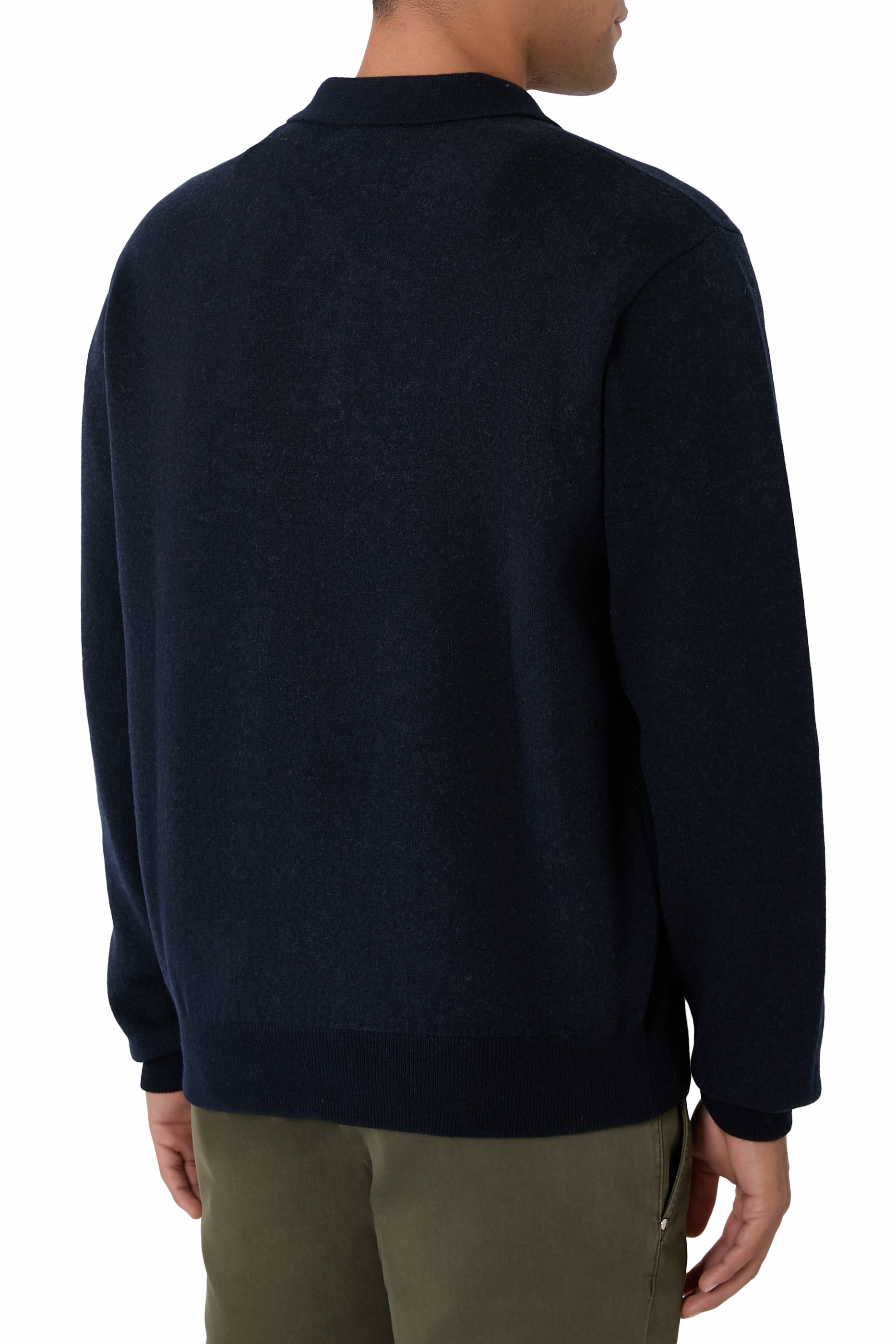 Logo Polo Knitted Top